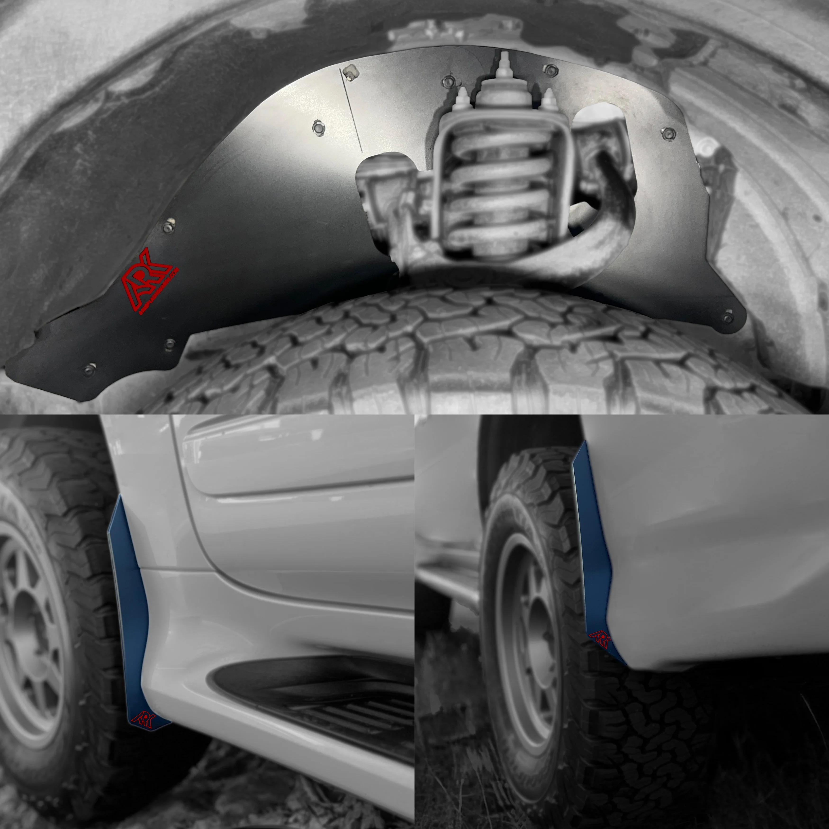 Ark TriXPoly Splash Guards & Micro Deletes for Lexus GX460 (2010-2023)