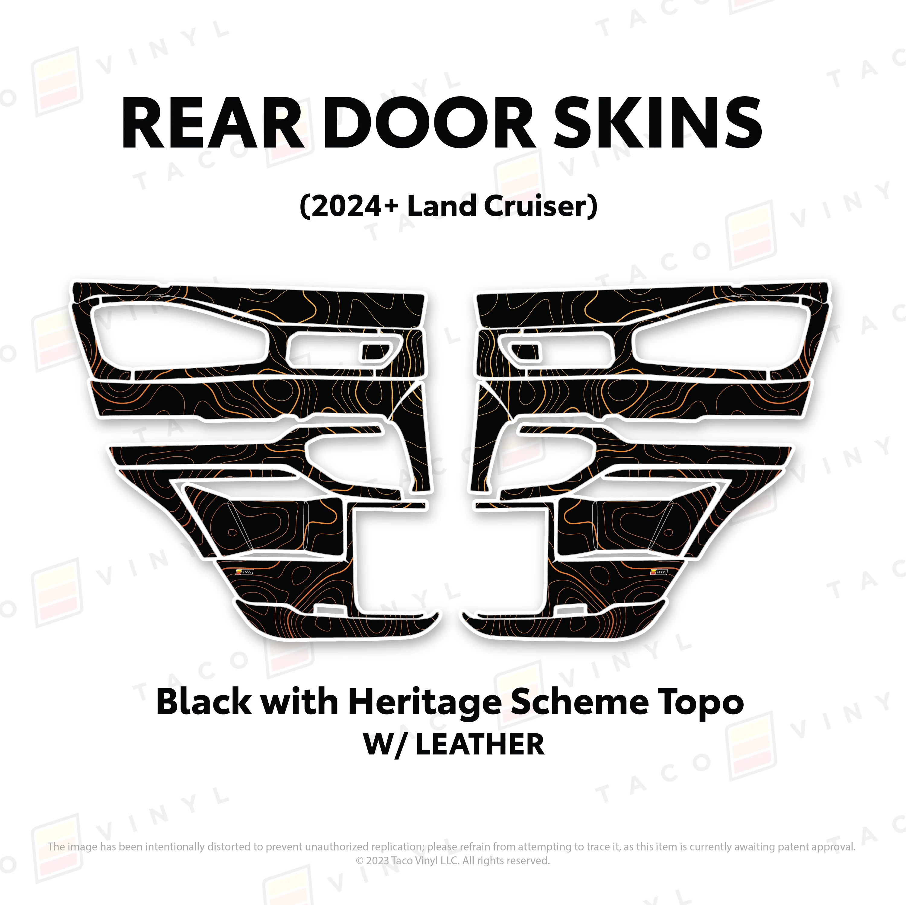 Taco Vinyl Door Skins for Land Cruiser 250 (2024-2026) - Image 110