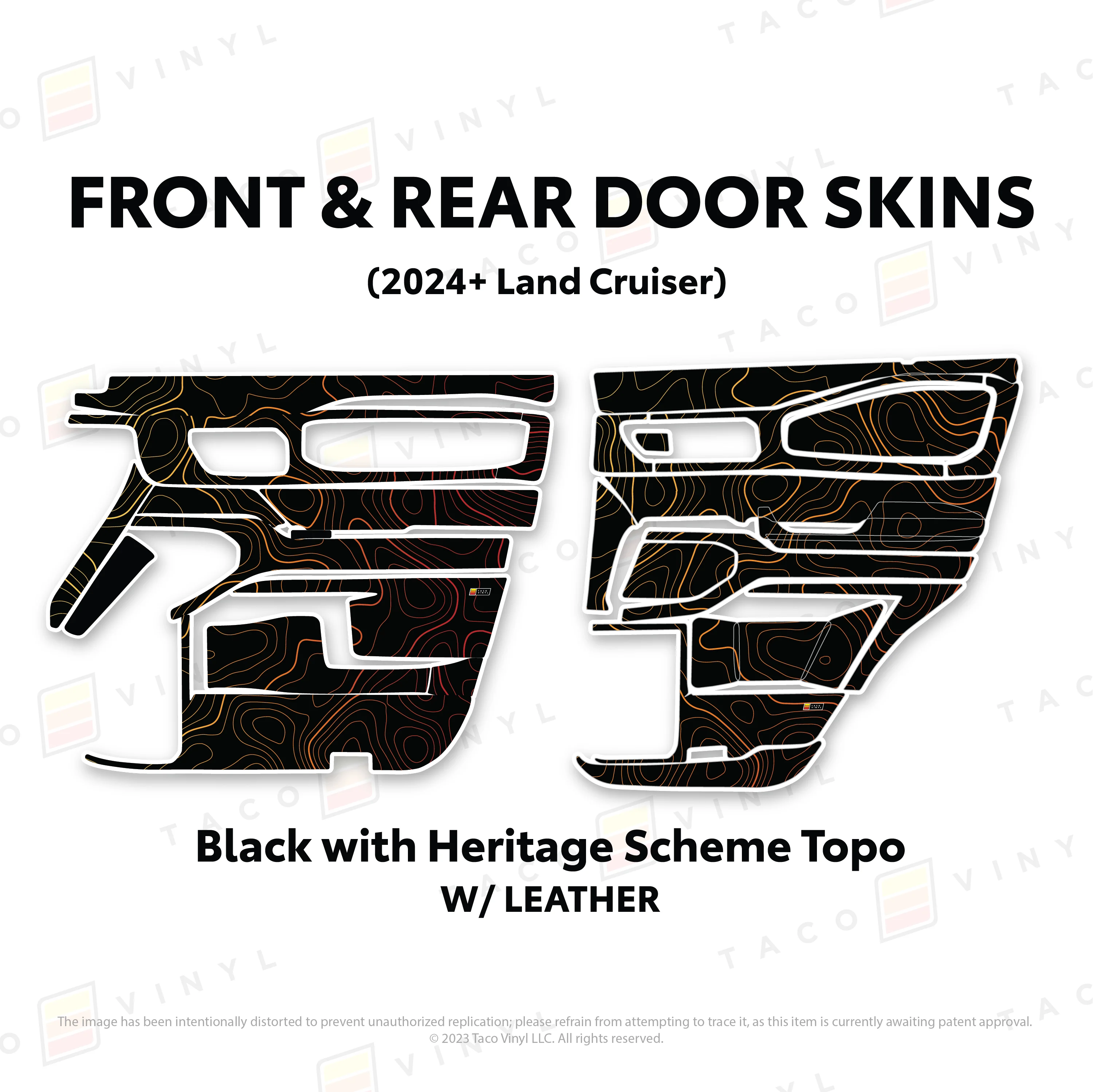 Taco Vinyl Door Skins for Land Cruiser 250 (2024-2026) - Image 111