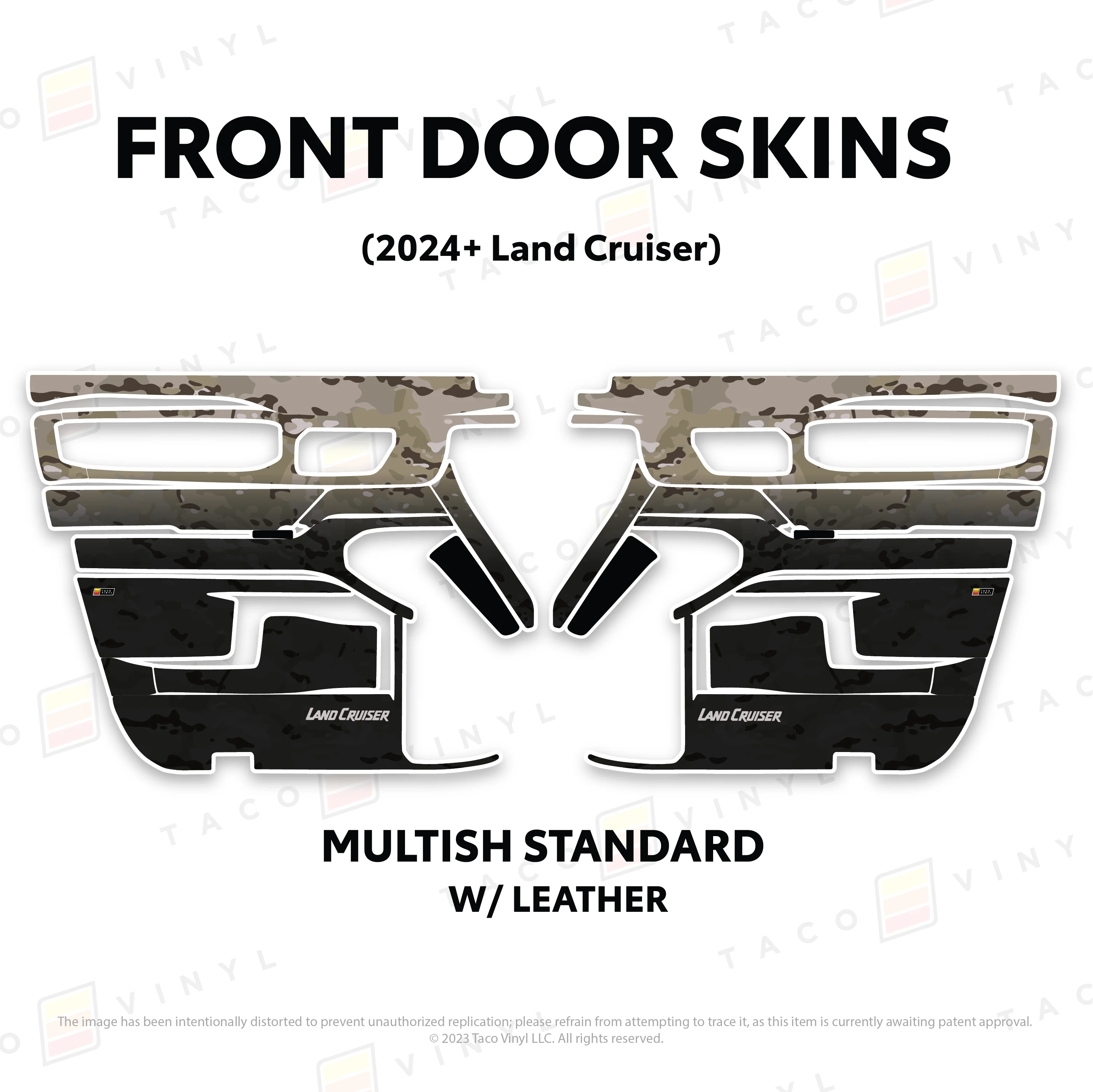 Taco Vinyl Door Skins for Land Cruiser 250 (2024-2026) - Image 23