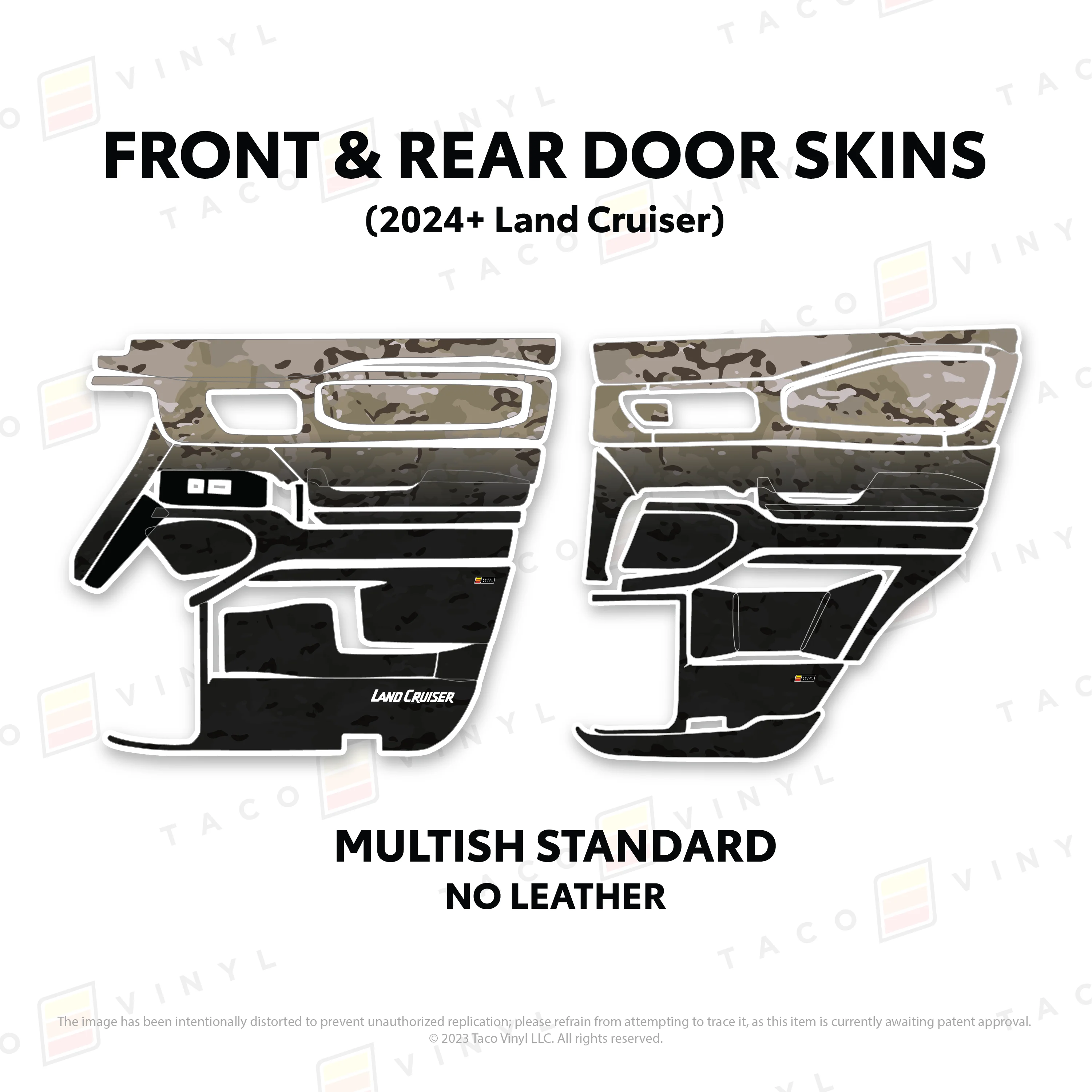 Taco Vinyl Door Skins for Land Cruiser 250 (2024-2026) - Image 28
