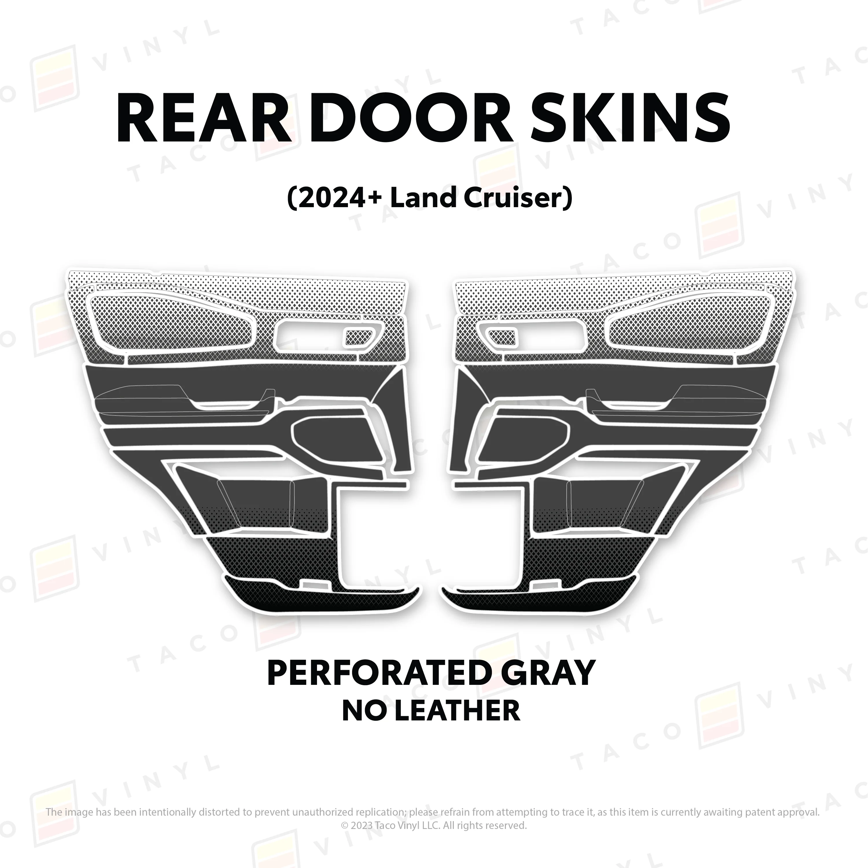 Taco Vinyl Door Skins for Land Cruiser 250 (2024-2026) - Image 30