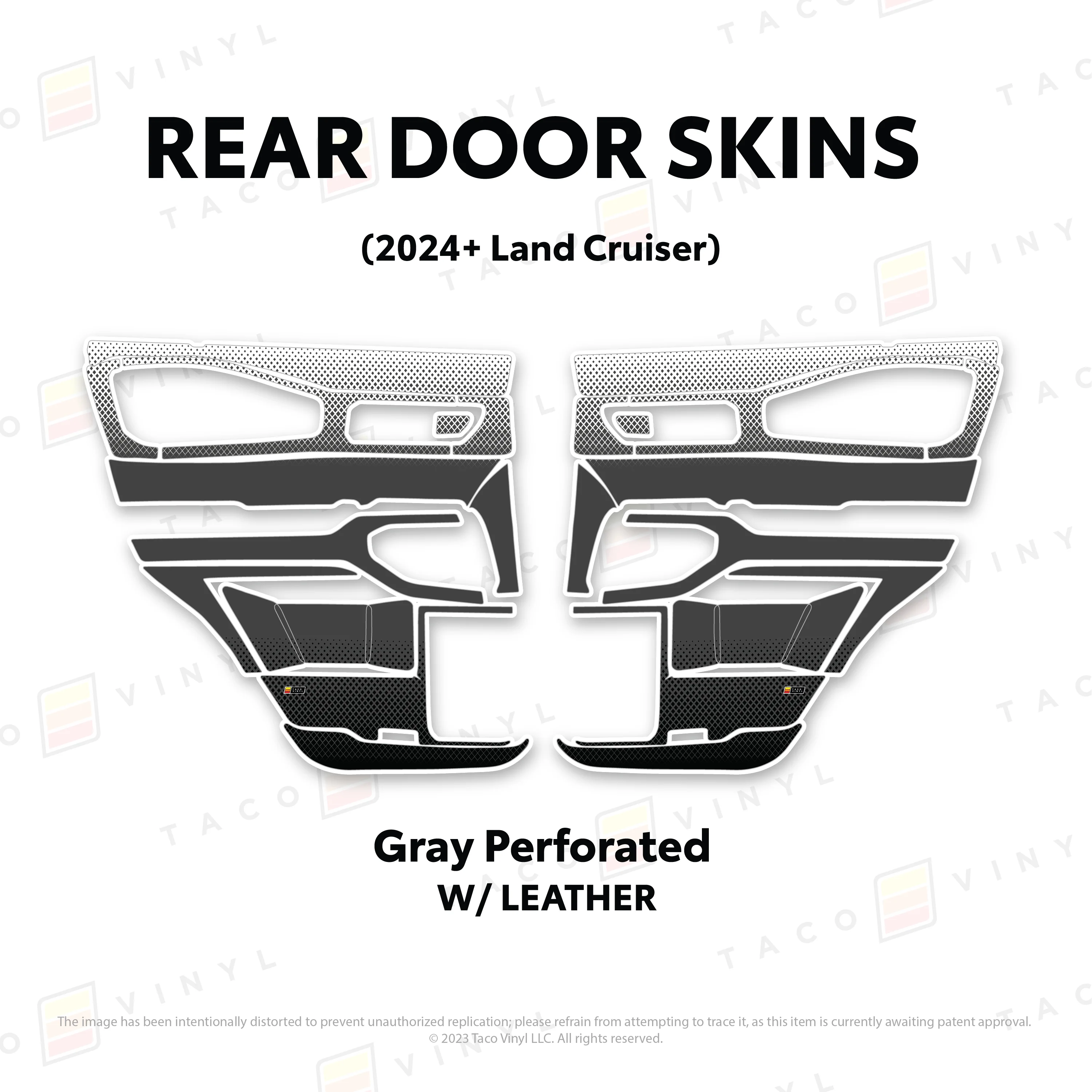 Taco Vinyl Door Skins for Land Cruiser 250 (2024-2026) - Image 32
