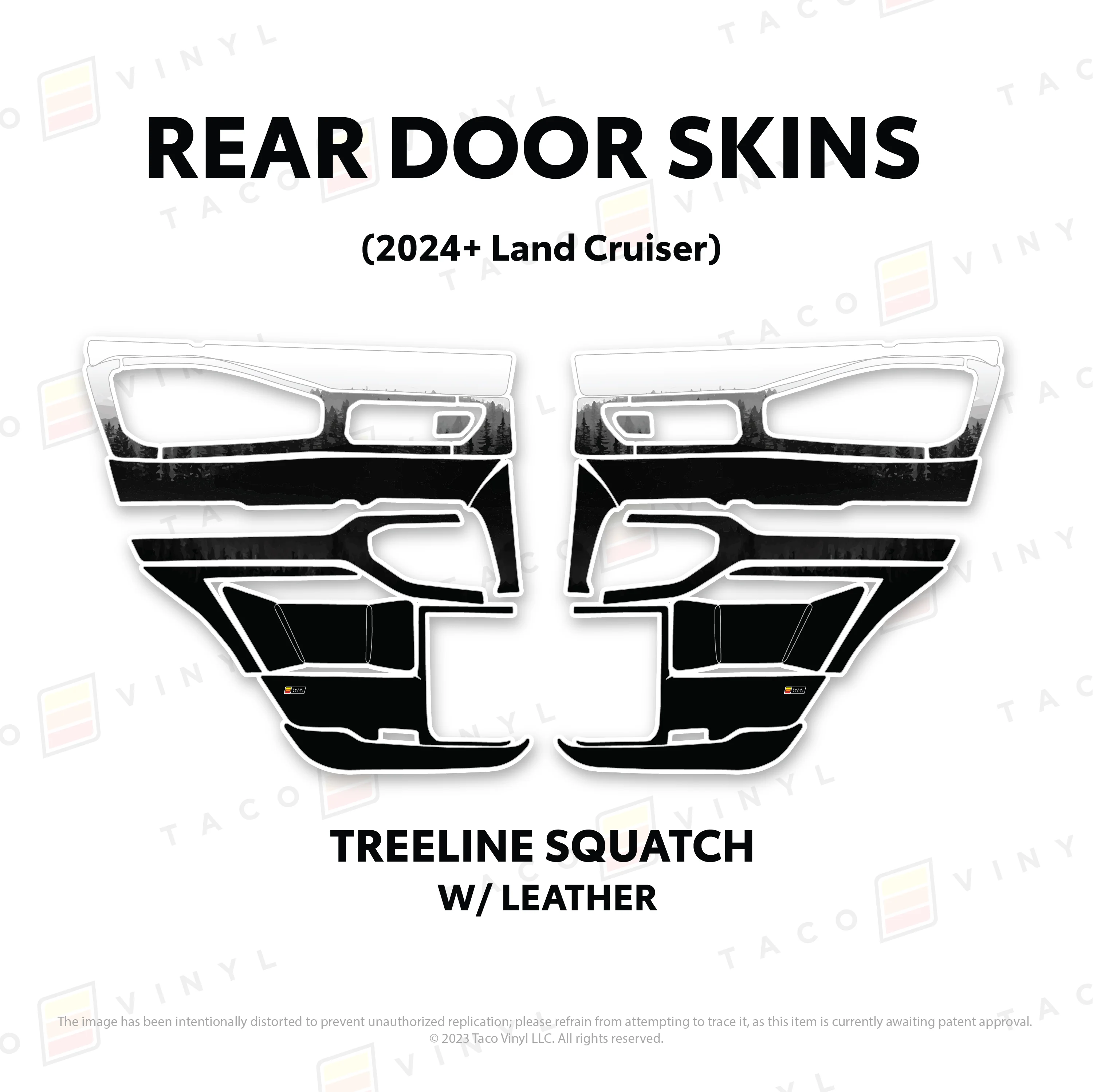Taco Vinyl Door Skins for Land Cruiser 250 (2024-2026) - Image 37