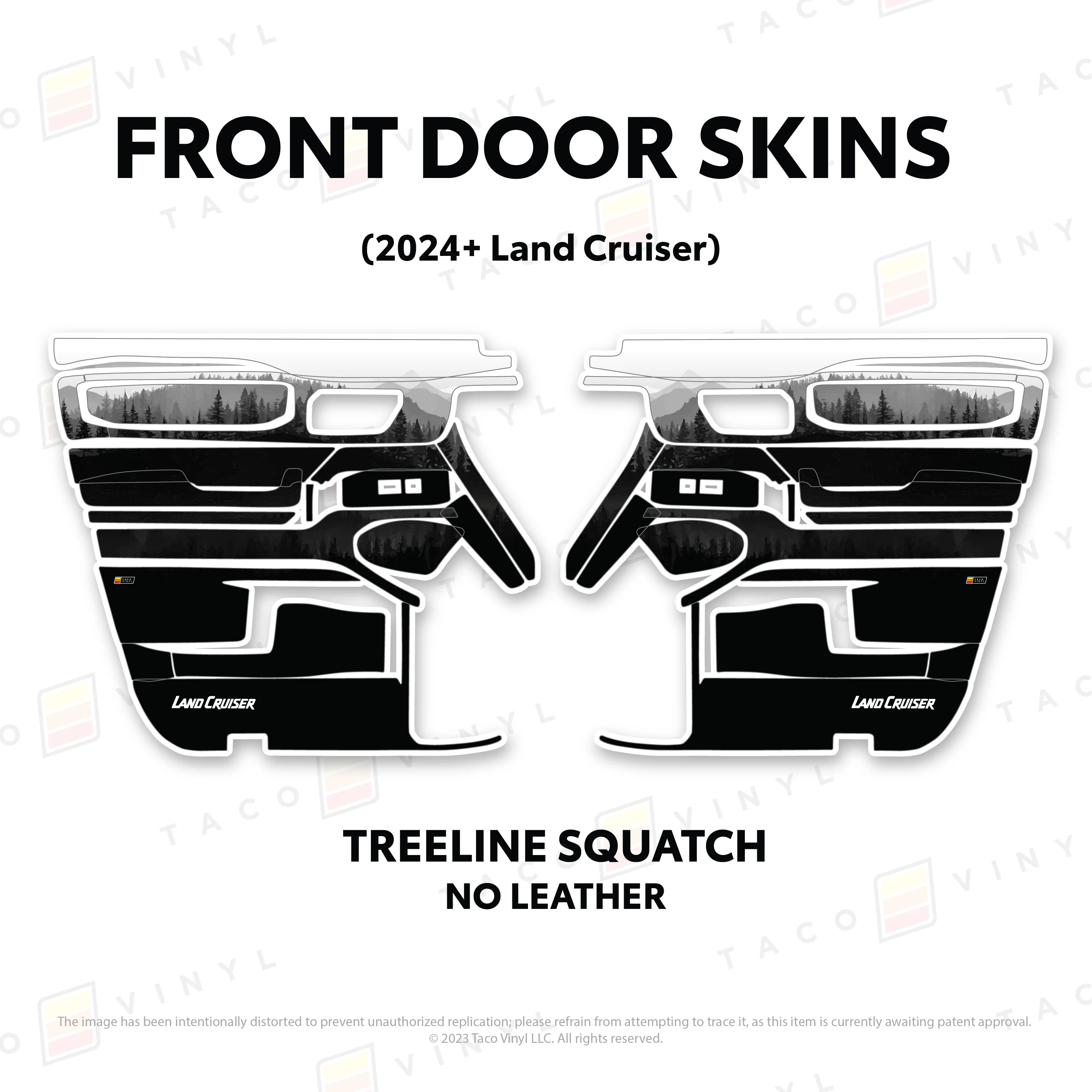Taco Vinyl Door Skins for Land Cruiser 250 (2024-2026) - Image 38