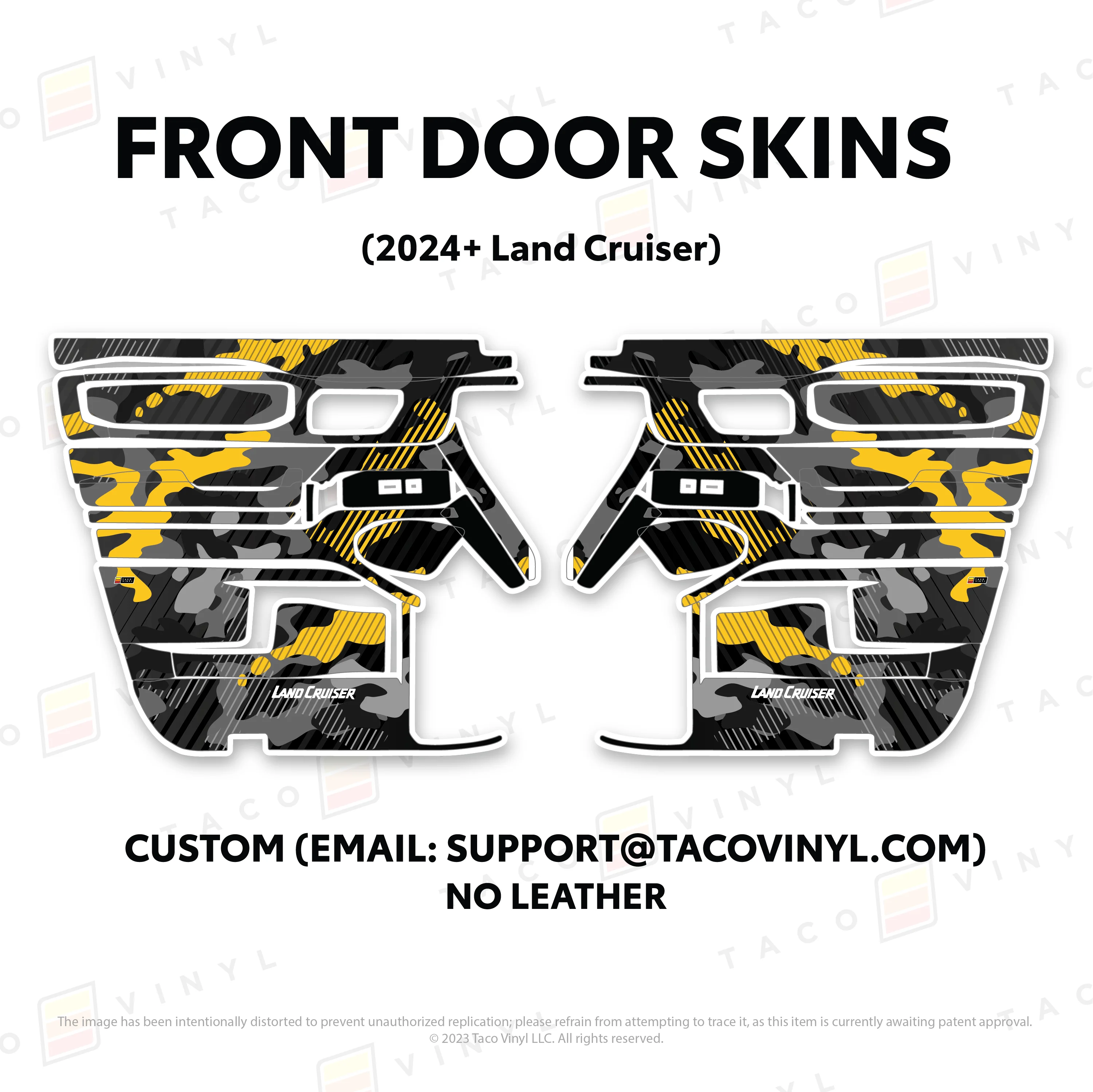 Taco Vinyl Door Skins for Land Cruiser 250 (2024-2026) - Image 44