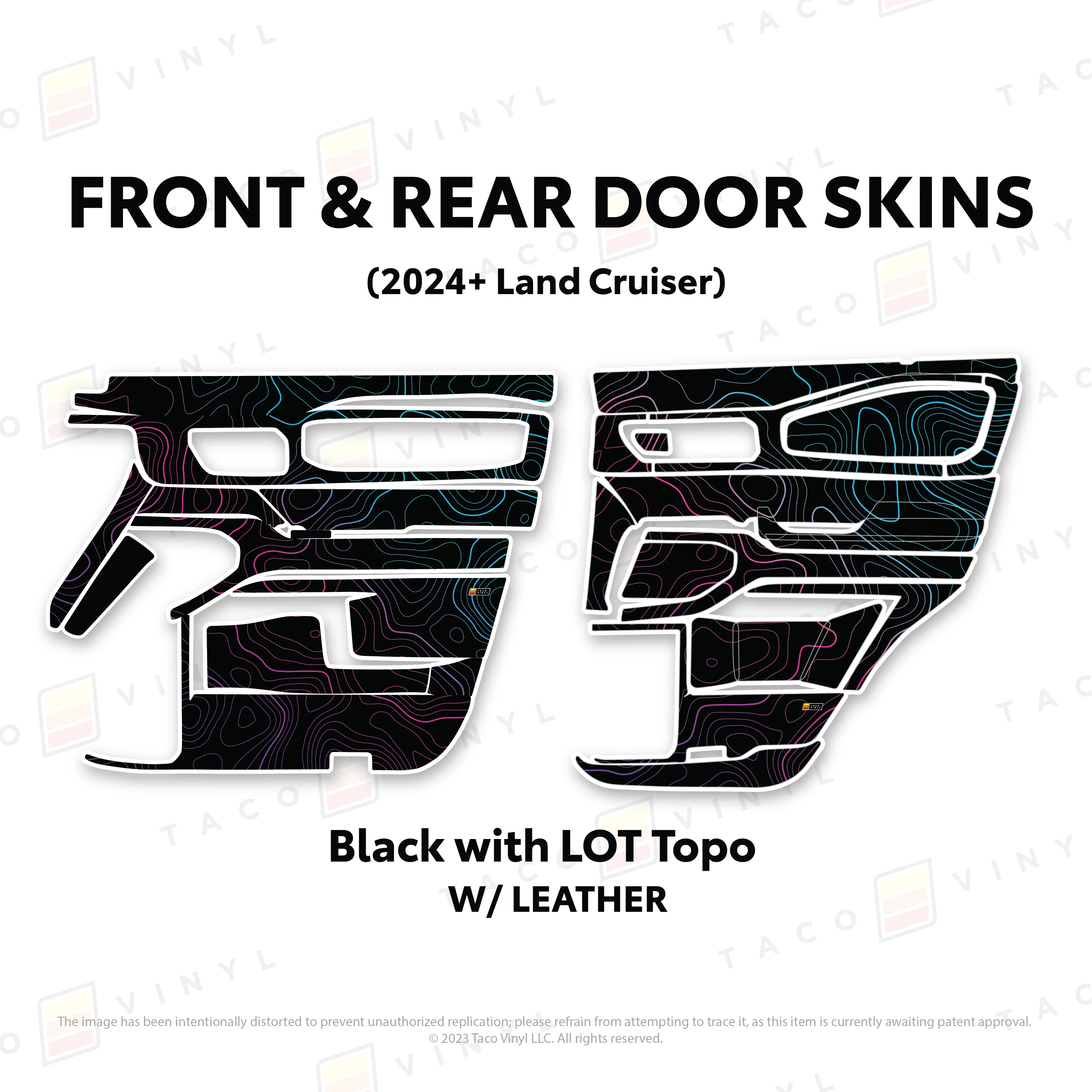 Taco Vinyl Door Skins for Land Cruiser 250 (2024-2026) - Image 51