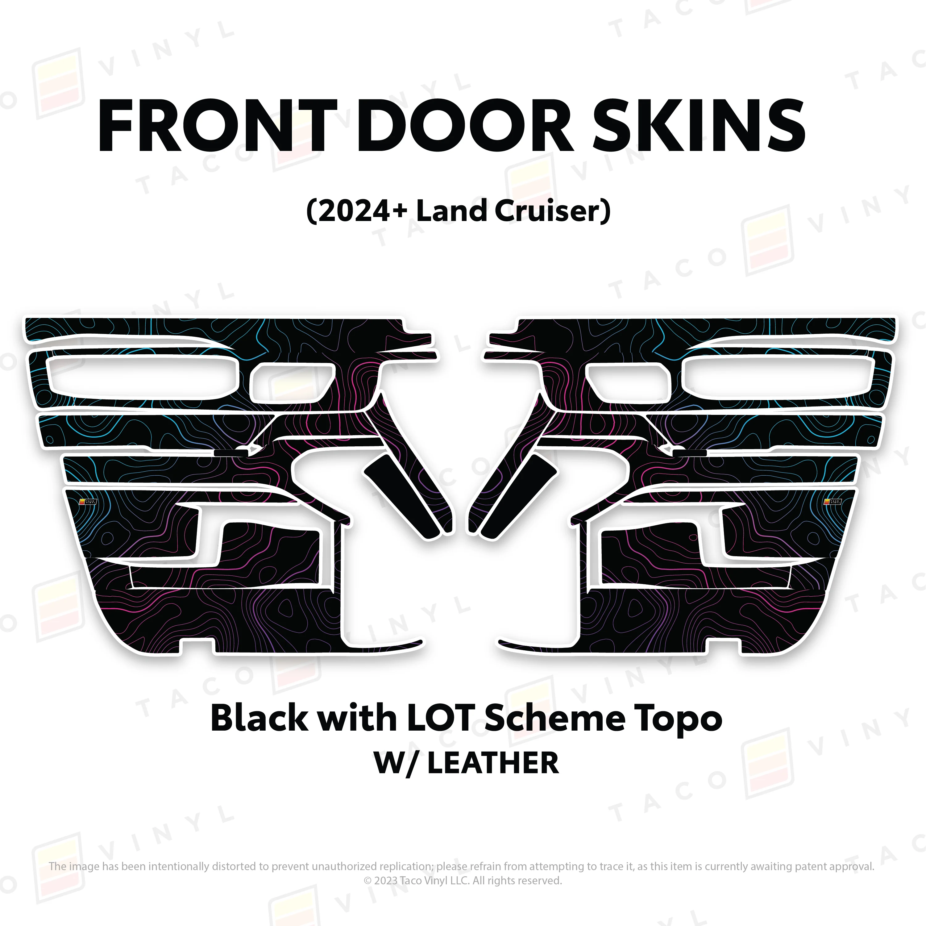 Taco Vinyl Door Skins for Land Cruiser 250 (2024-2026) - Image 60