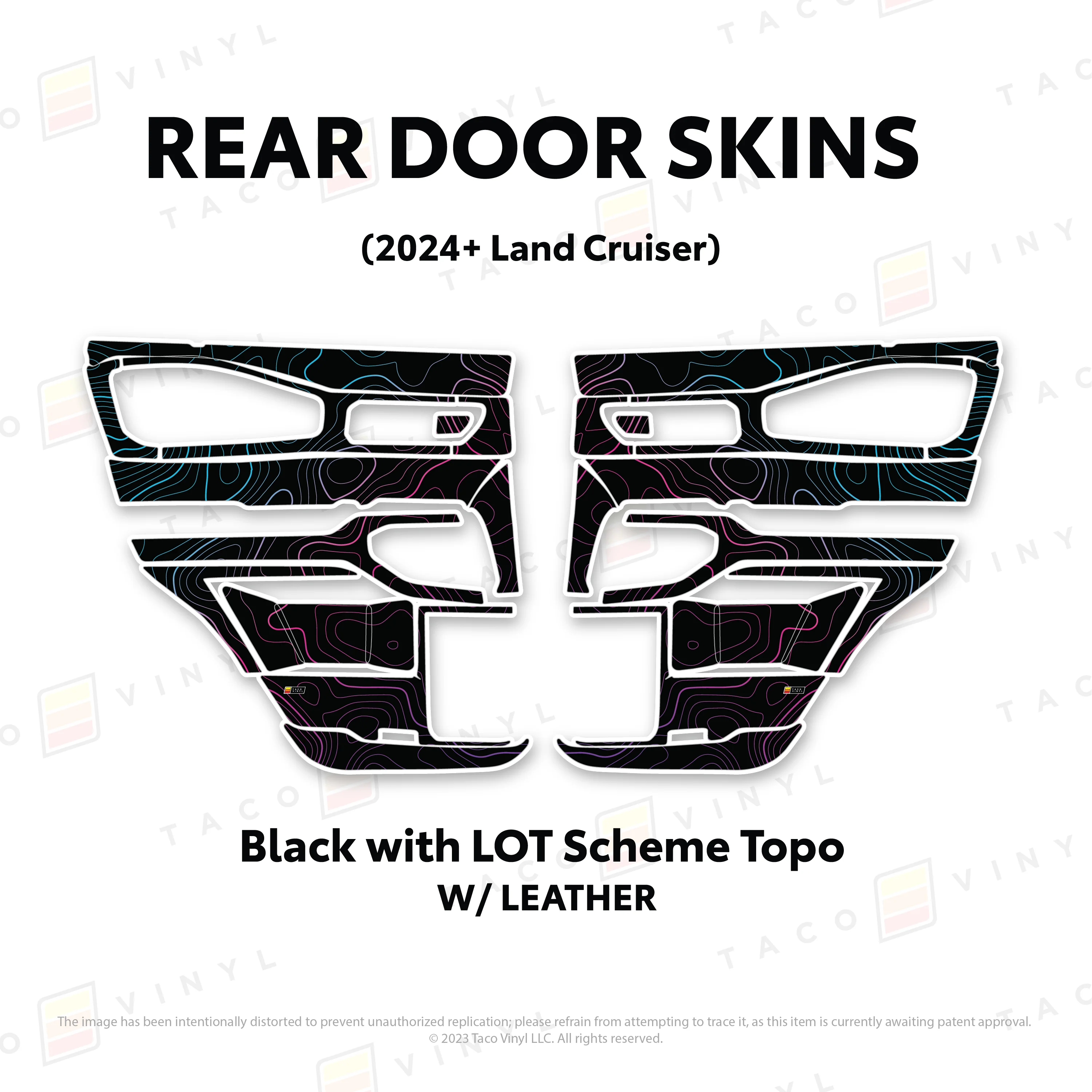 Taco Vinyl Door Skins for Land Cruiser 250 (2024-2026) - Image 70