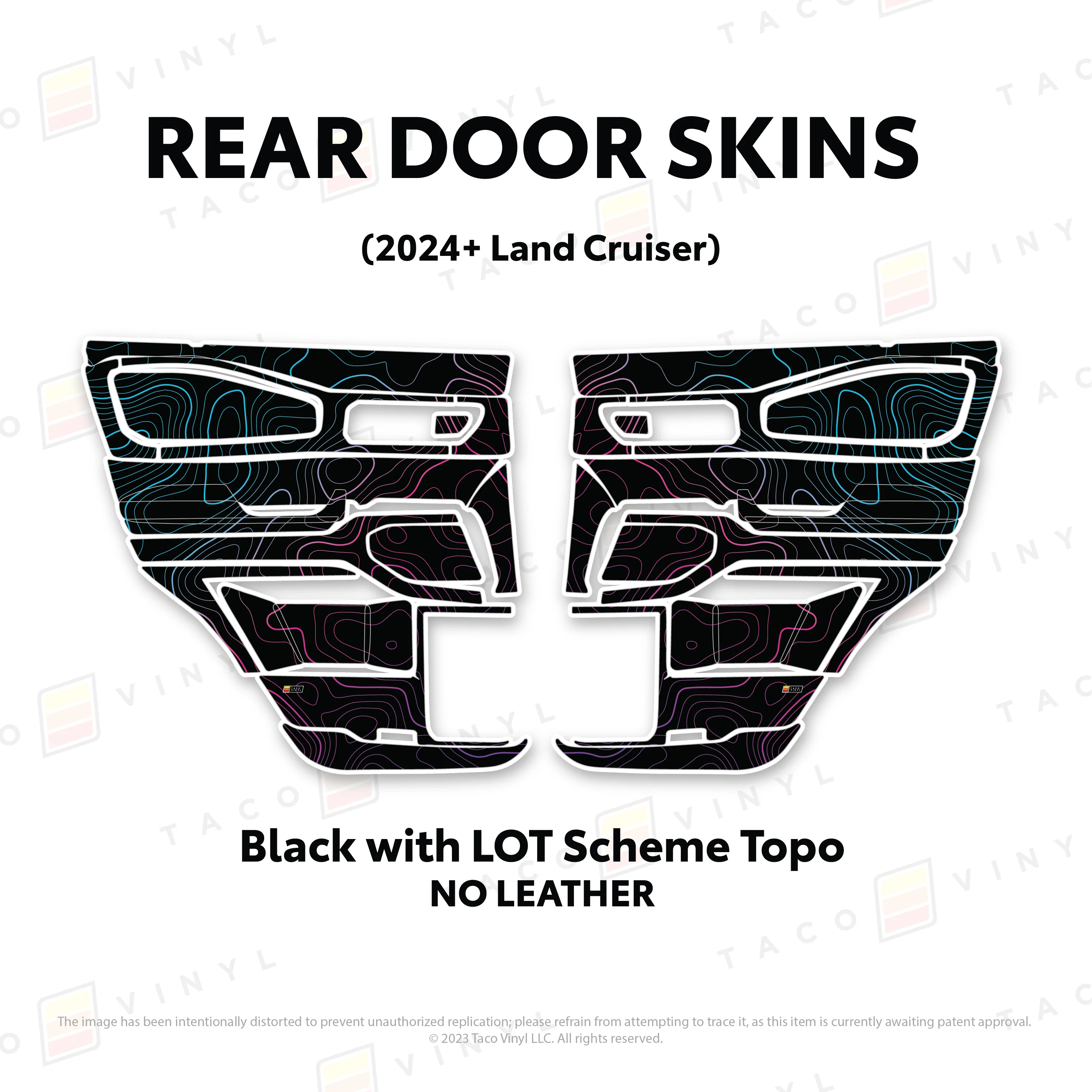 Taco Vinyl Door Skins for Land Cruiser 250 (2024-2026) - Image 97