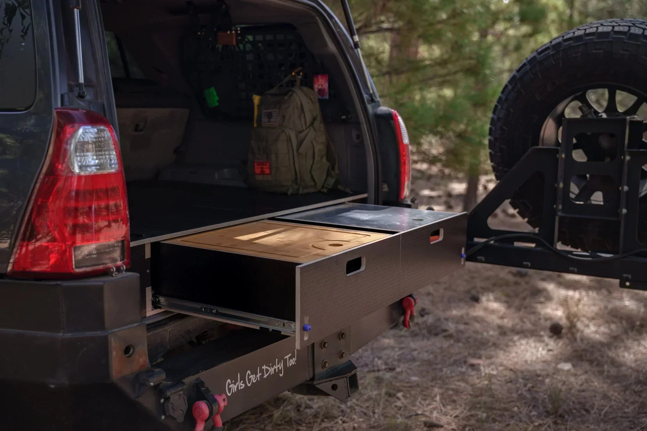 Solid Wood Worx Dual Drawer Storage System PreCut Kit for 4Runner (1996-2024) - Image 2