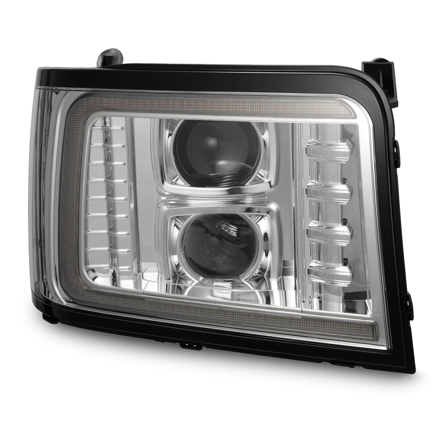 AlphaRex LUXX-Series LED Projector Chrome Headlights for Ford F-Series (1992-1996) & Bronco (1992-1996) - Image 13