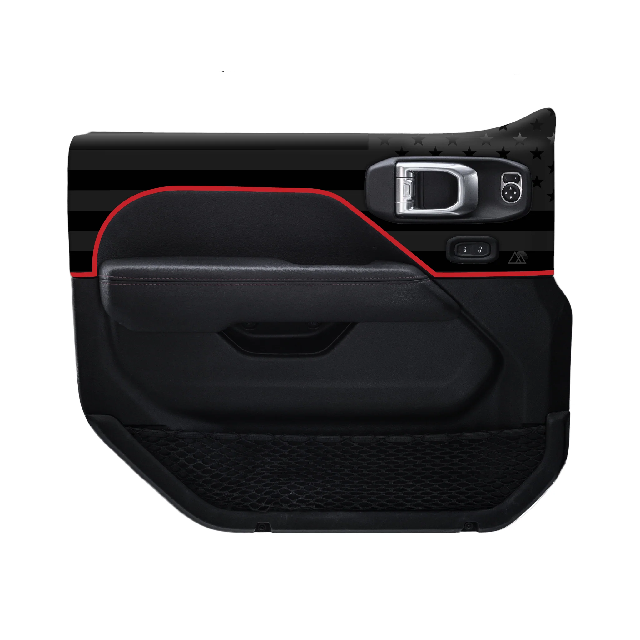 Adventure Life USA Door Skins Black Flag for Gladiator JT (2020-2025)