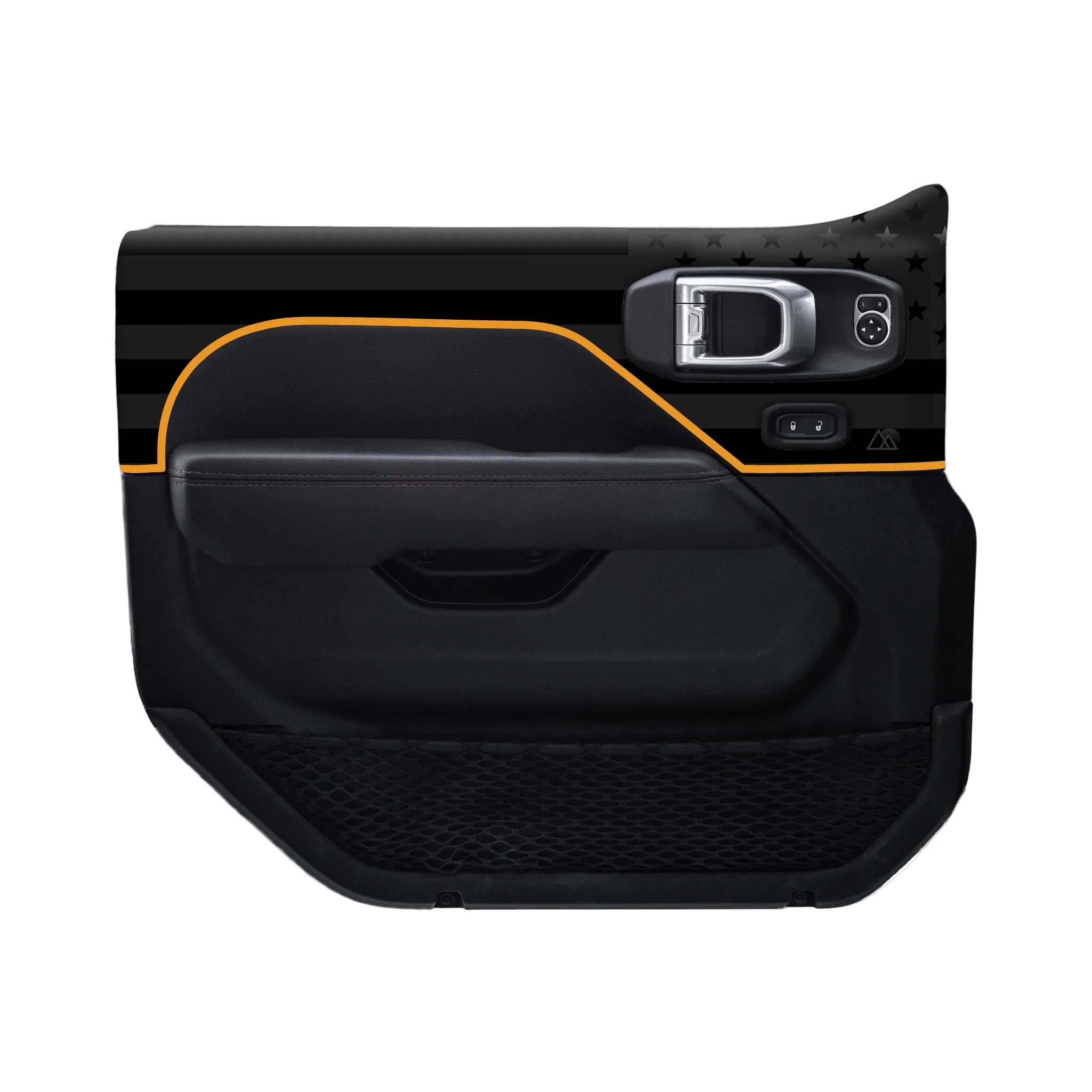 Adventure Life USA Door Skins Black Flag for Gladiator JT (2020-2025) - Image 4