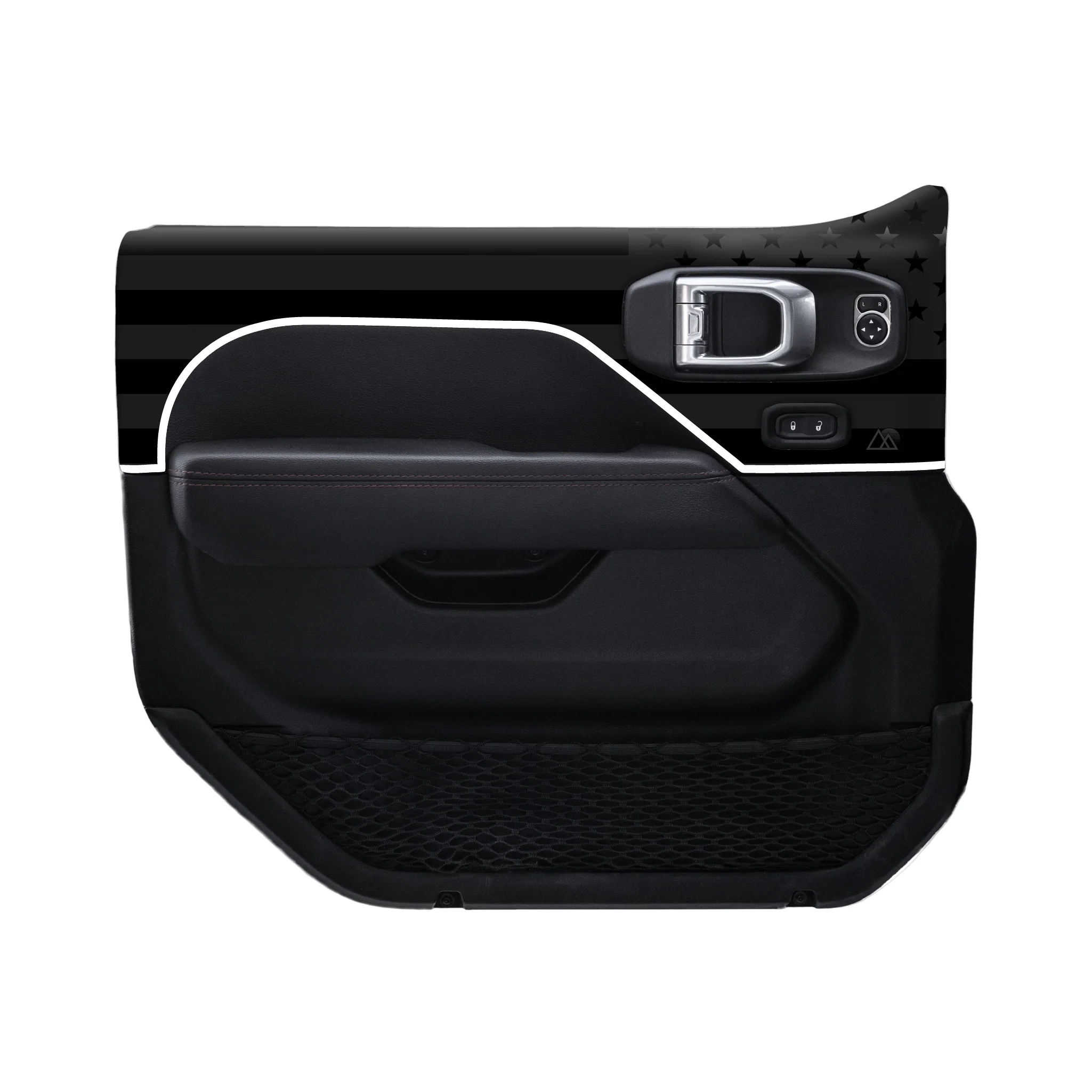 Adventure Life USA Door Skins Black Flag for Gladiator JT (2020-2025) - Image 7