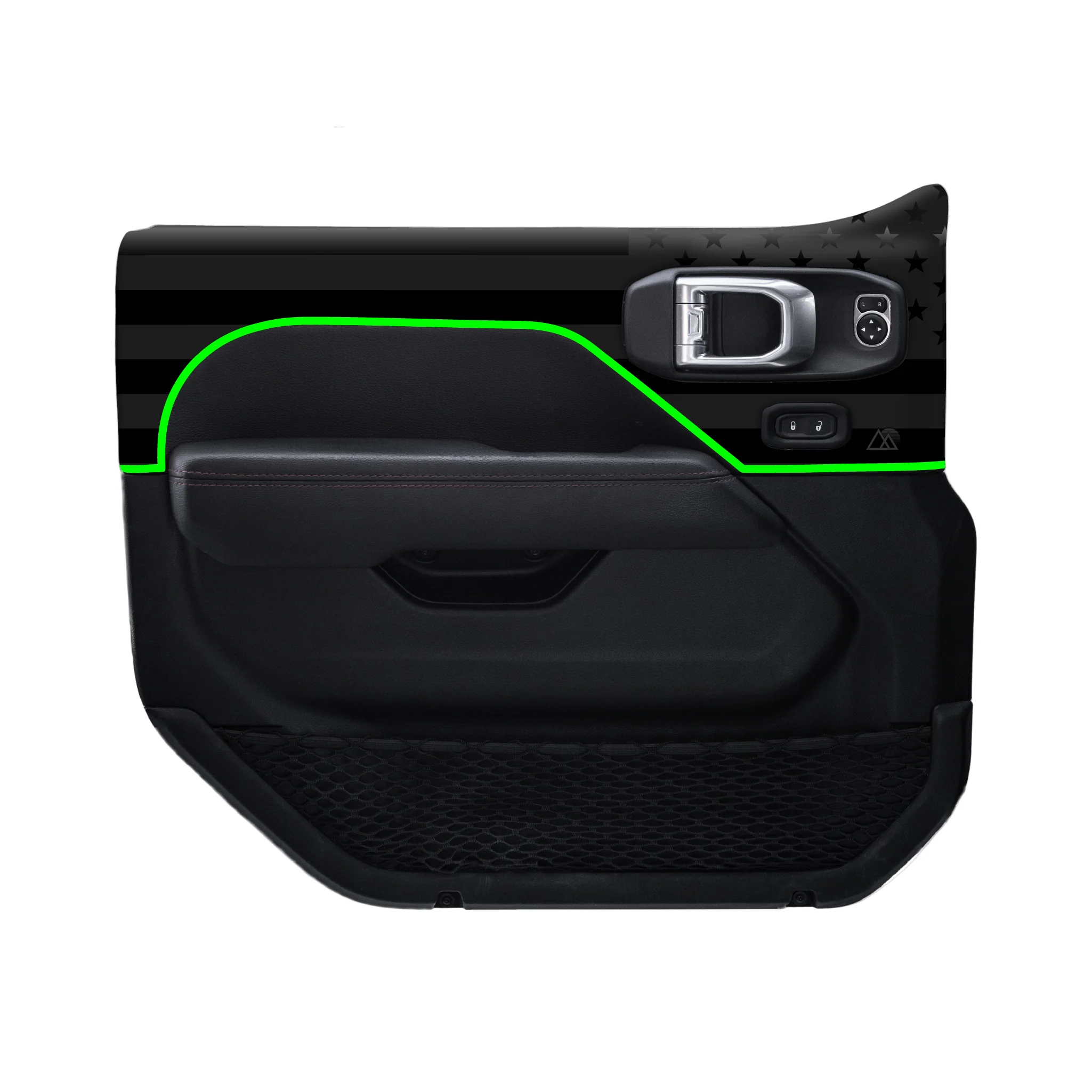Adventure Life USA Door Skins Black Flag for Gladiator JT (2020-2025) - Image 8