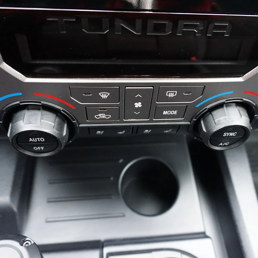 AJT Design Climate Knob Trim Rings for Tundra (2014-2021) - Image 7
