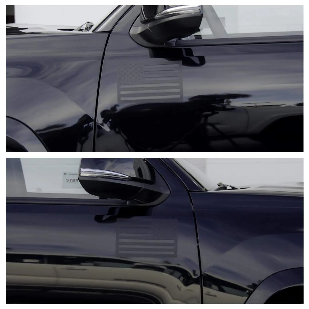 Tactilian American Flag Vehicle Magnets (Black) - Image 5