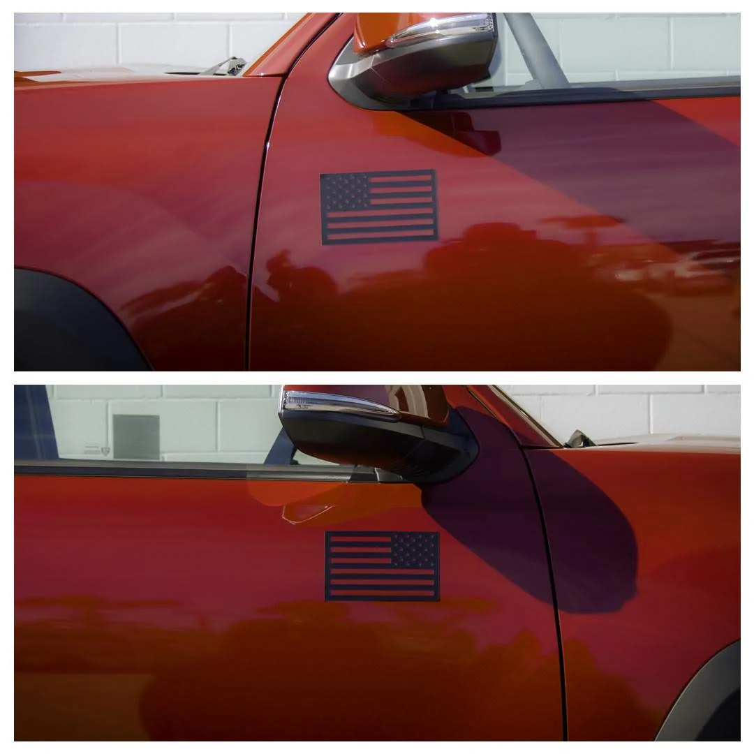 Tactilian American Flag Vehicle Magnets (Black) - Image 6