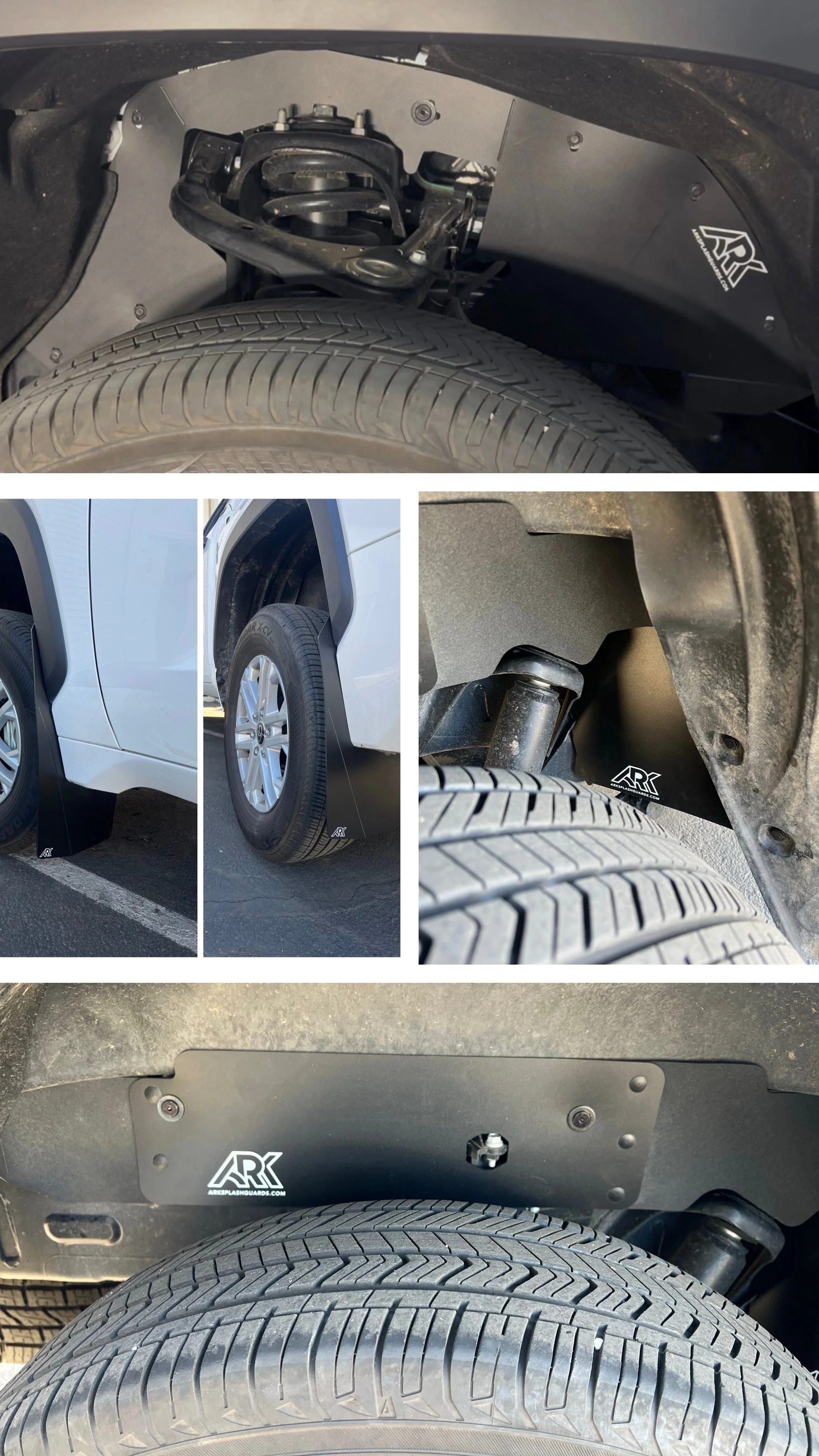 Ark TriXPoly Splash Guards, Mud Flap & Fuel Line Protection Bundle for Toyota Tundra (2022-2026) - Image 4