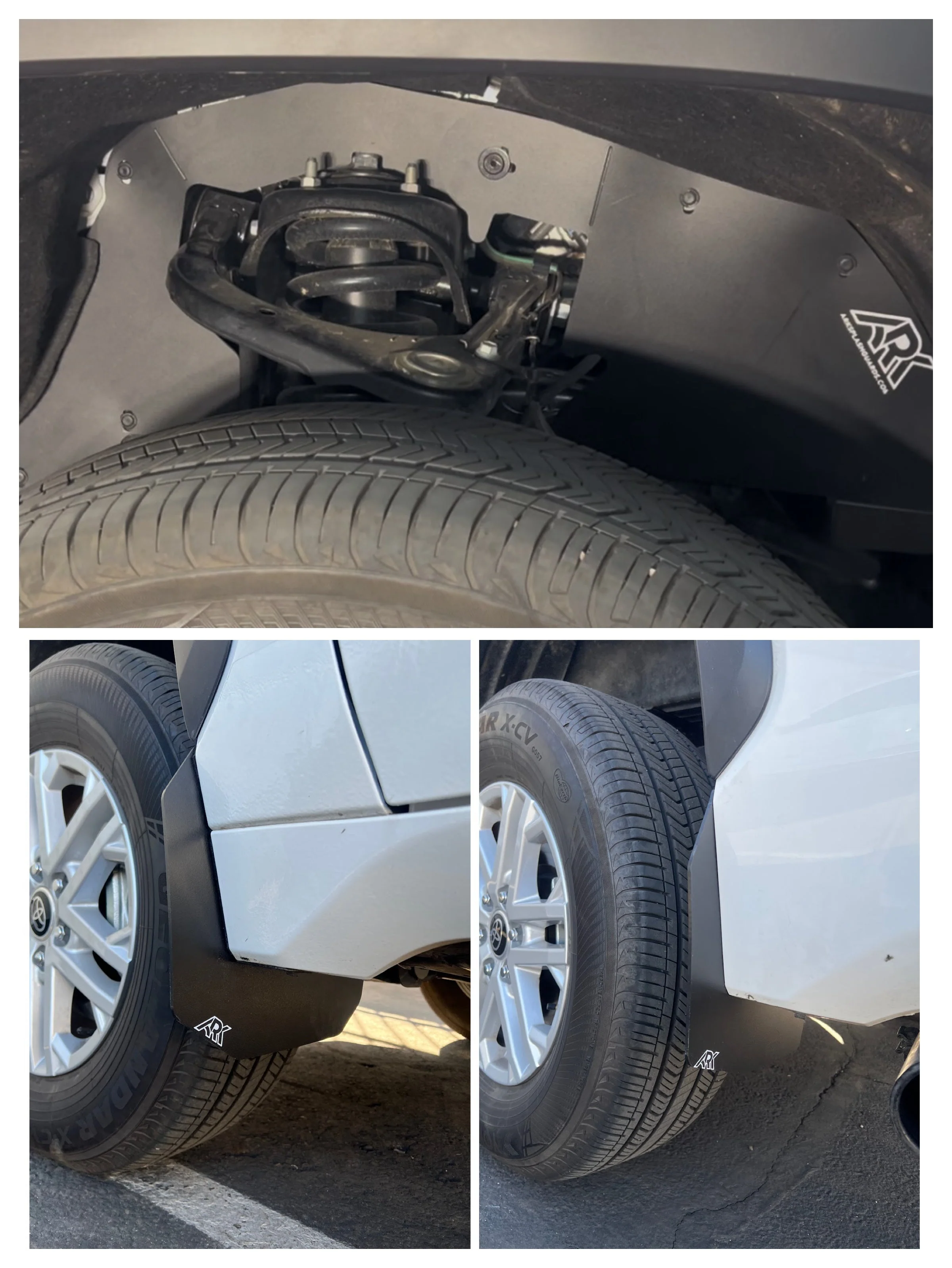 Ark TriXPoly Splash Guards, Mud Flap & Fuel Line Protection Bundle for Toyota Tundra (2022-2026) - Image 9