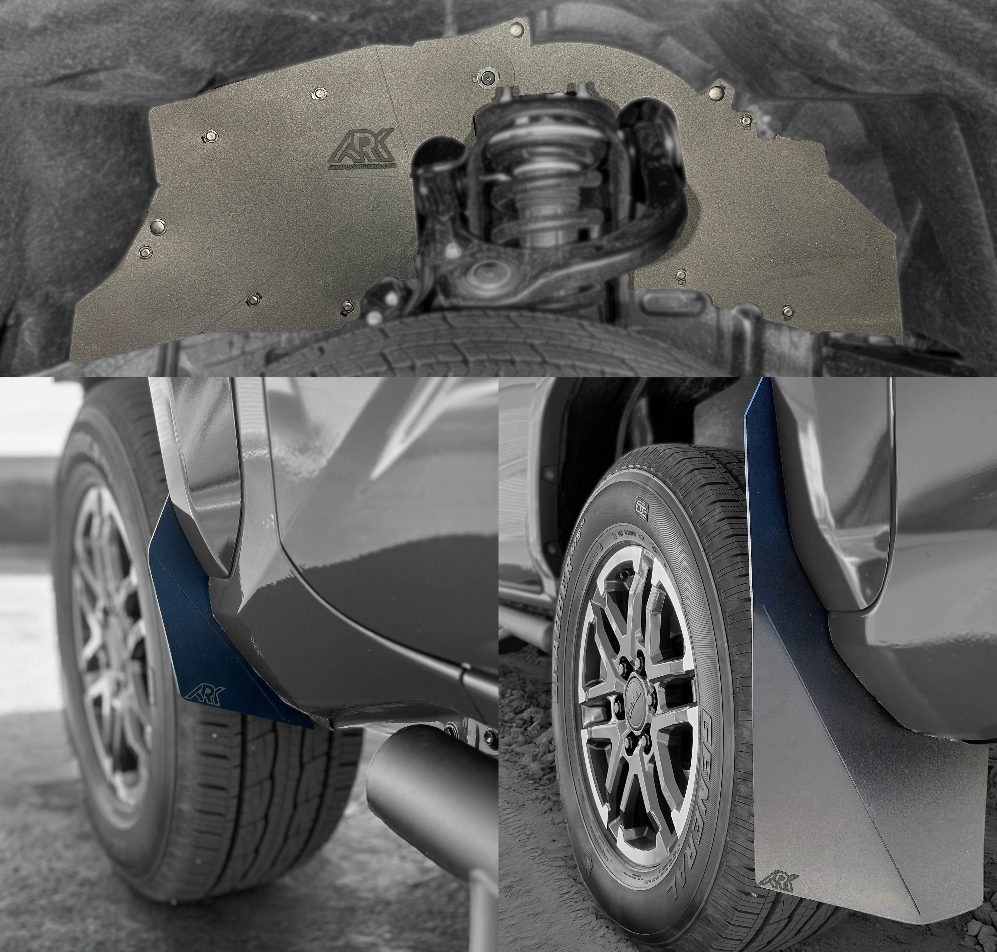 Ark TriXpoly Splash Guards & Mudflap Micros for Tacoma (2024-2026) - Image 69