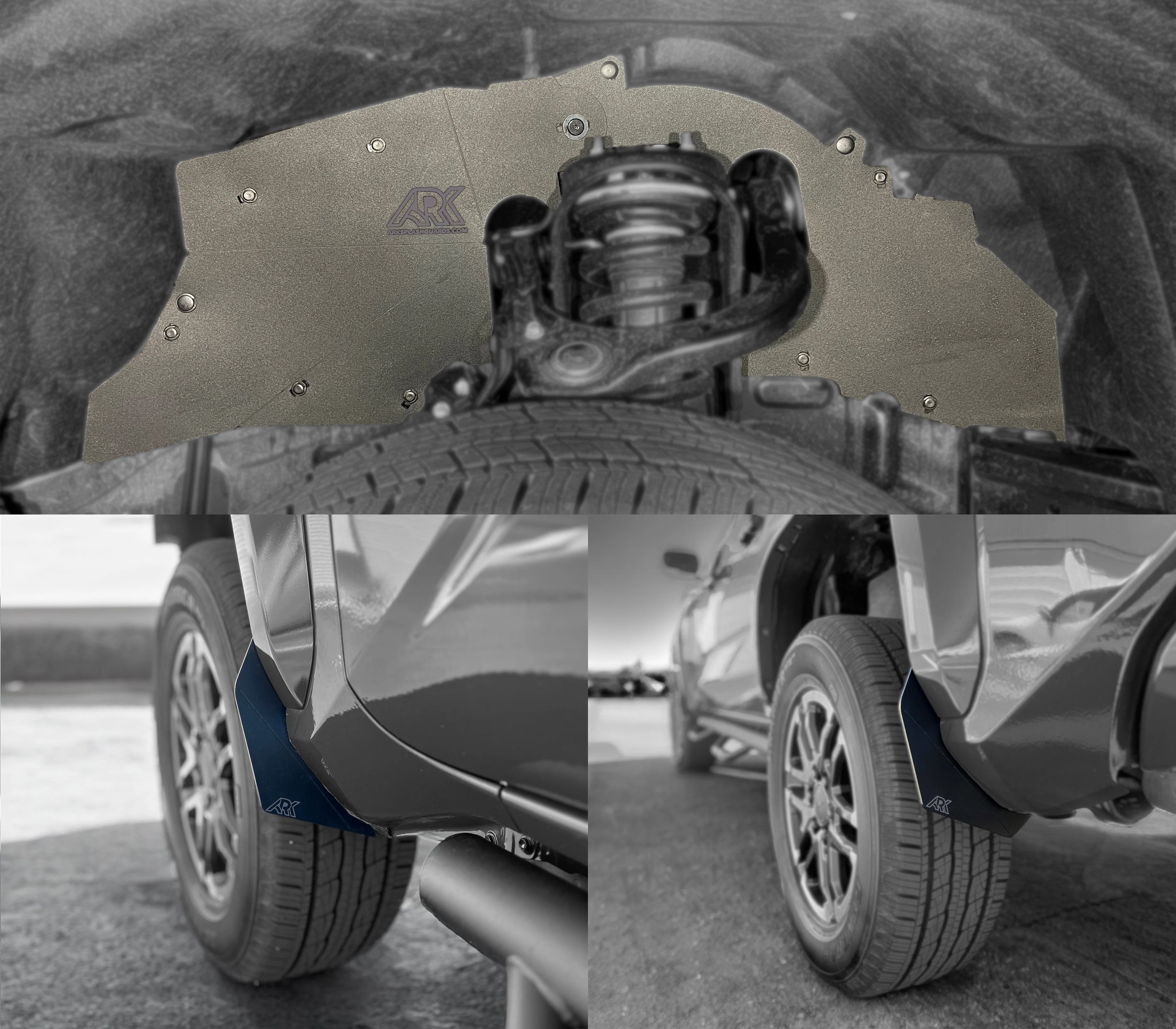 Ark TriXpoly Splash Guards & Mudflap Micros for Tacoma (2024-2026) - Image 8