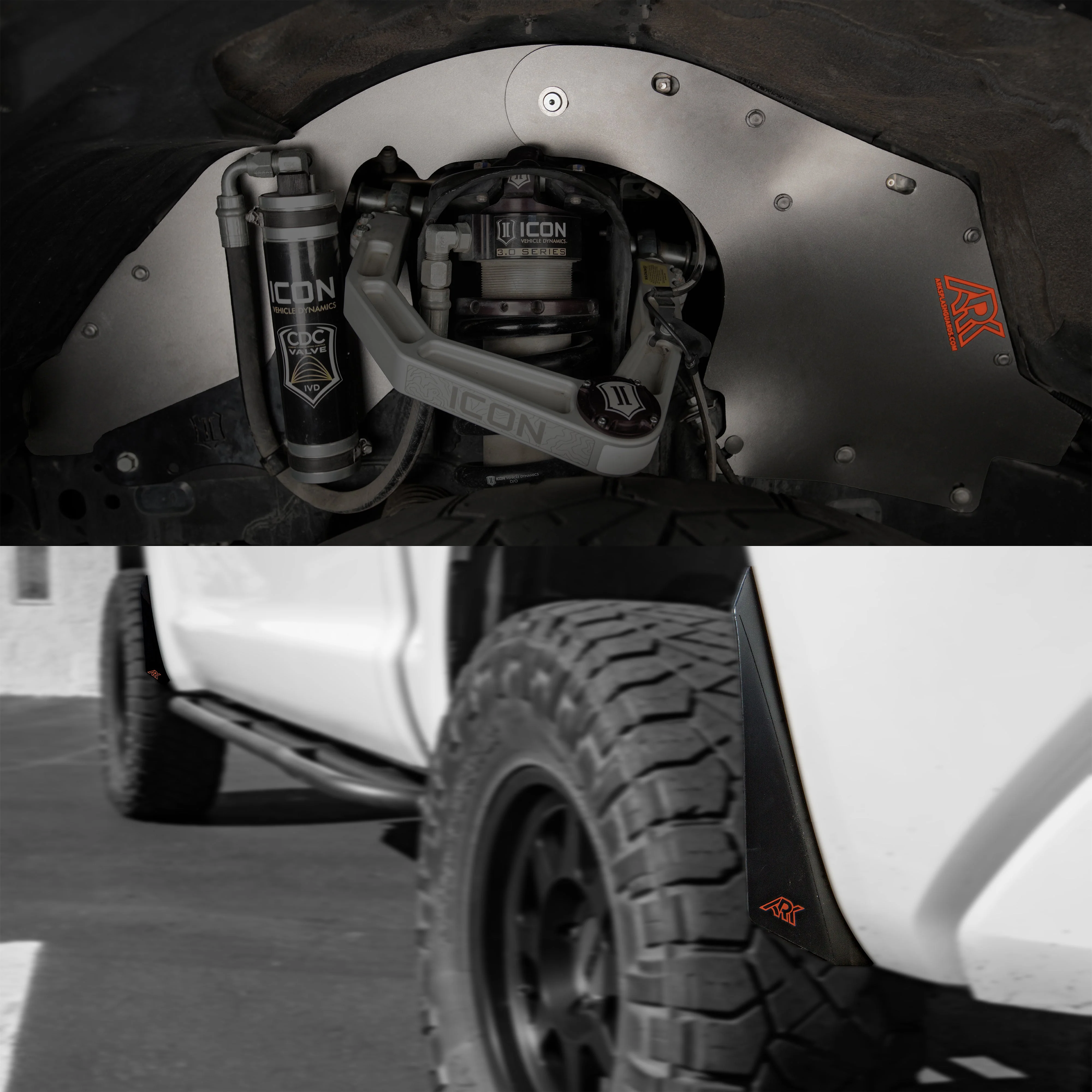 Ark TriXpoly Splash Guards & Mudflap Micros for Tundra (2007-2021) - Image 40
