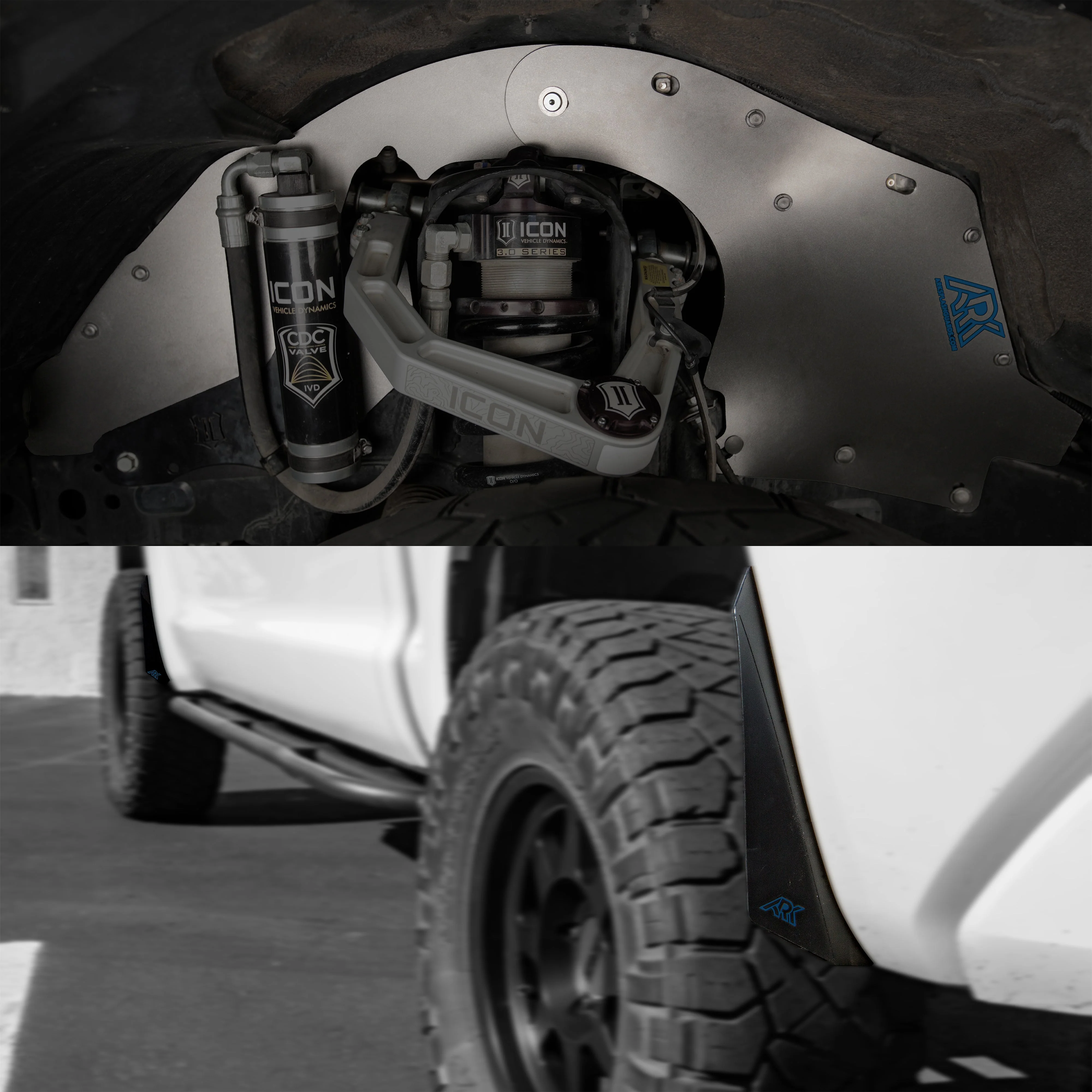 Ark TriXpoly Splash Guards & Mudflap Micros for Tundra (2007-2021) - Image 41