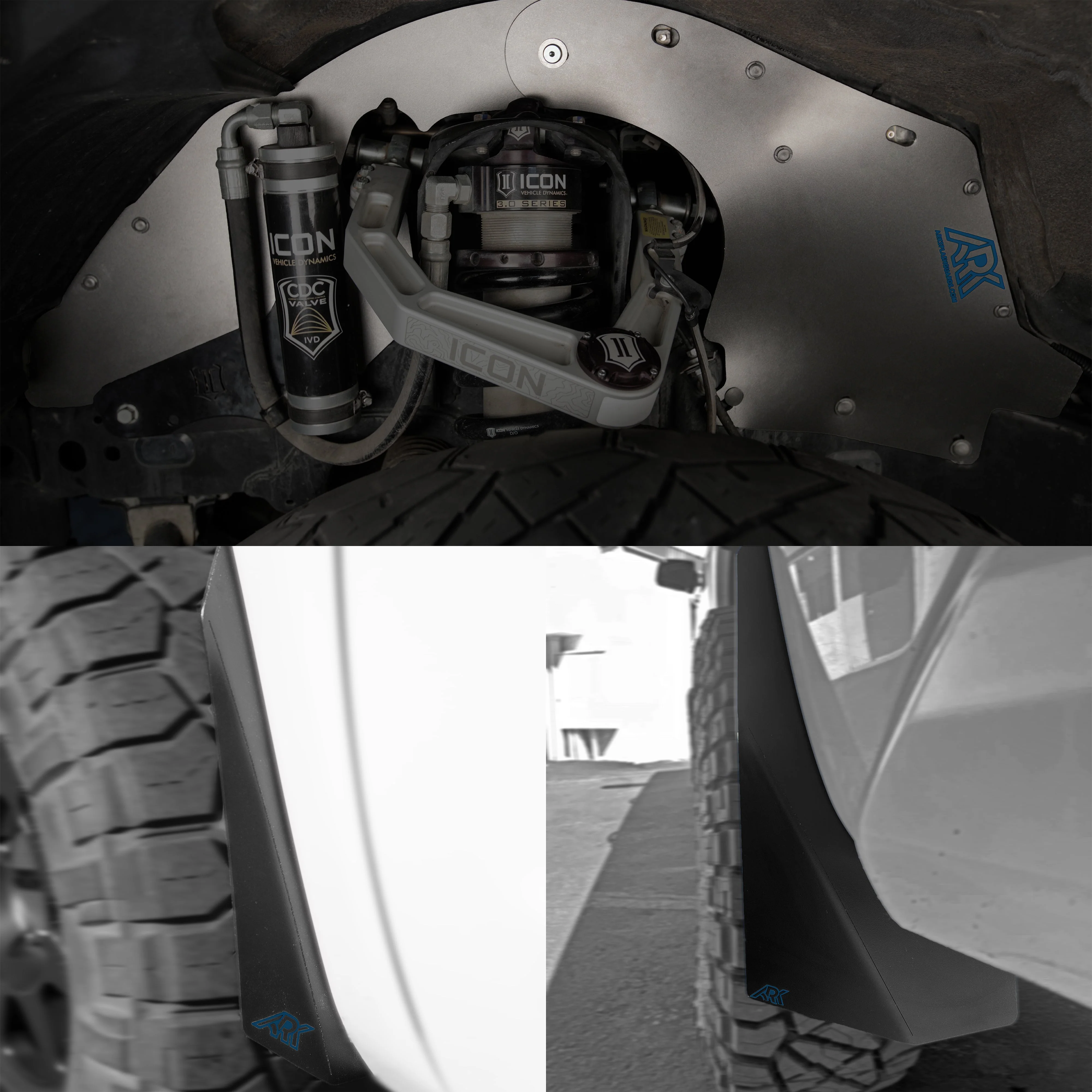Ark TriXpoly Splash Guards & Mudflap Micros for Tundra (2007-2021) - Image 43