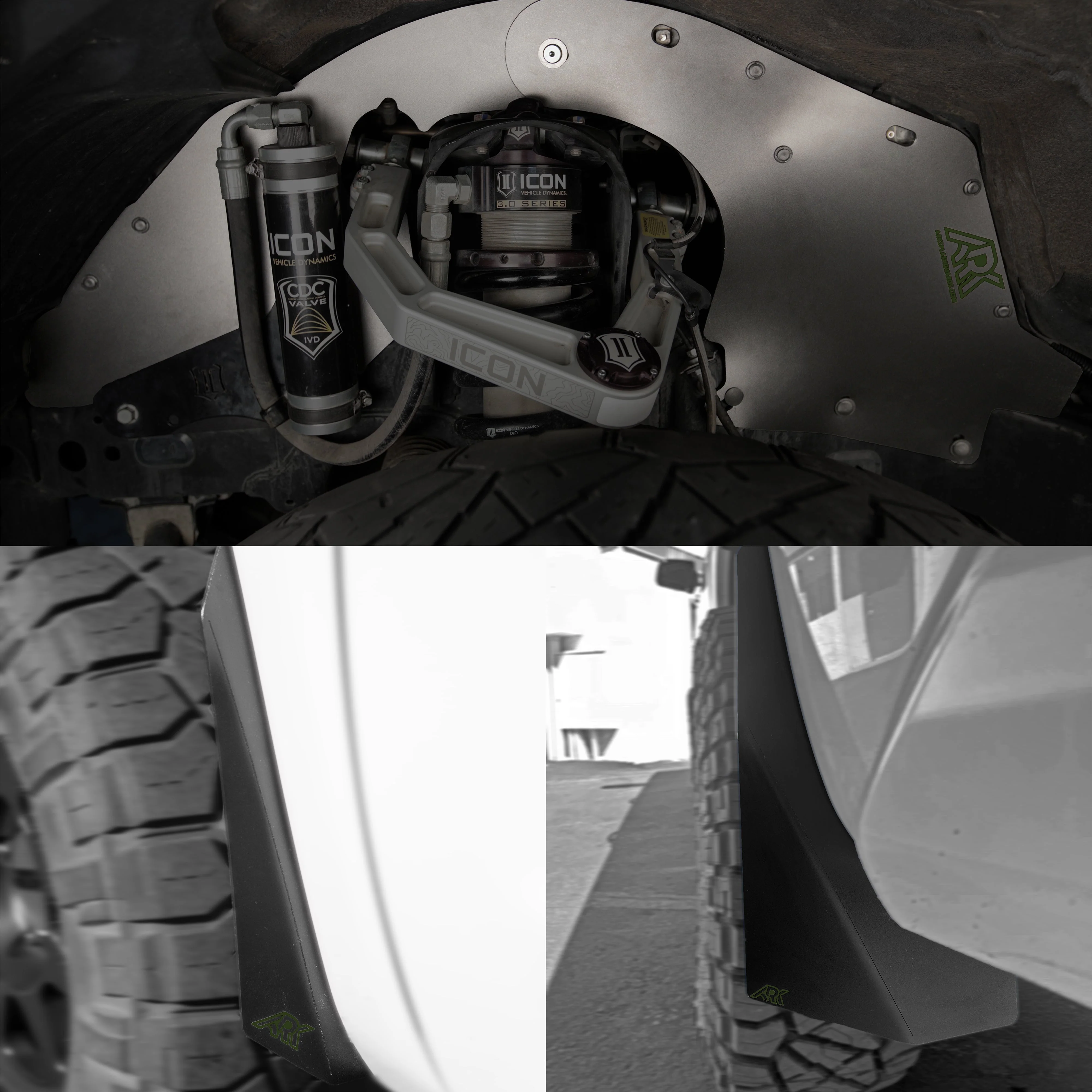 Ark TriXpoly Splash Guards & Mudflap Micros for Tundra (2007-2021) - Image 44