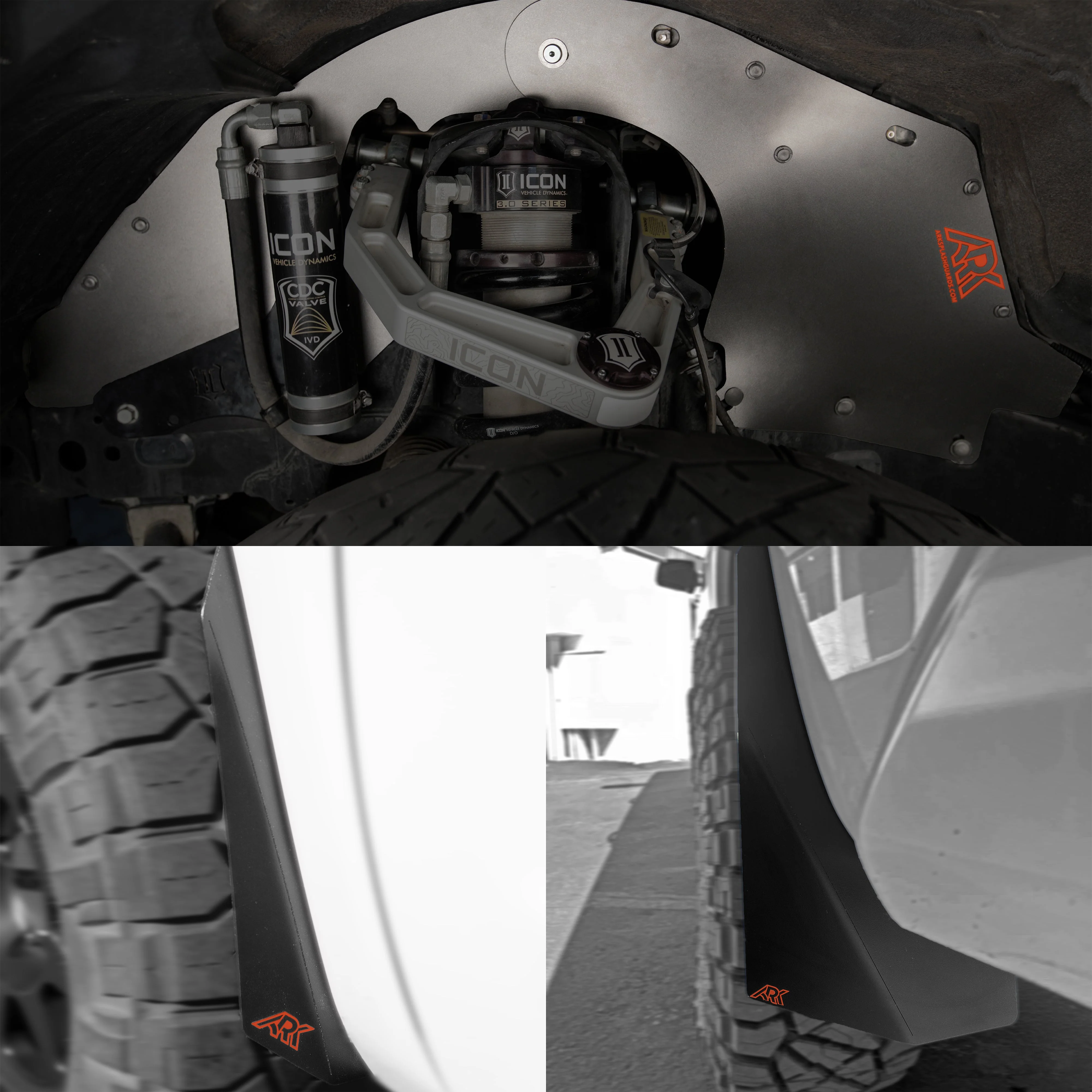 Ark TriXpoly Splash Guards & Mudflap Micros for Tundra (2007-2021) - Image 49