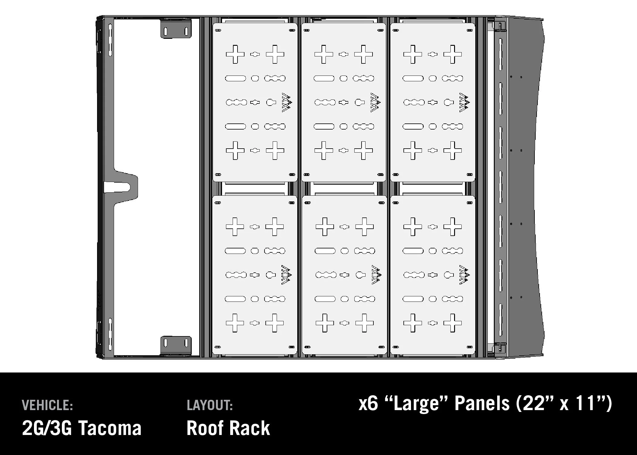 Backwoods Adventure Mods DRIFTR Roof Rack Deck Accessory Panels - Image 16