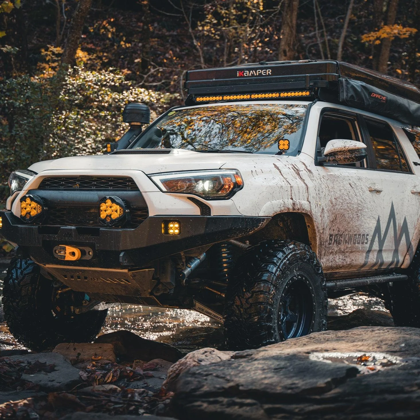 Backwoods Adventure Mods Hi-Lite Overland Front Bumper with No Bull Bar for 4Runner (2010-2024) - Image 8