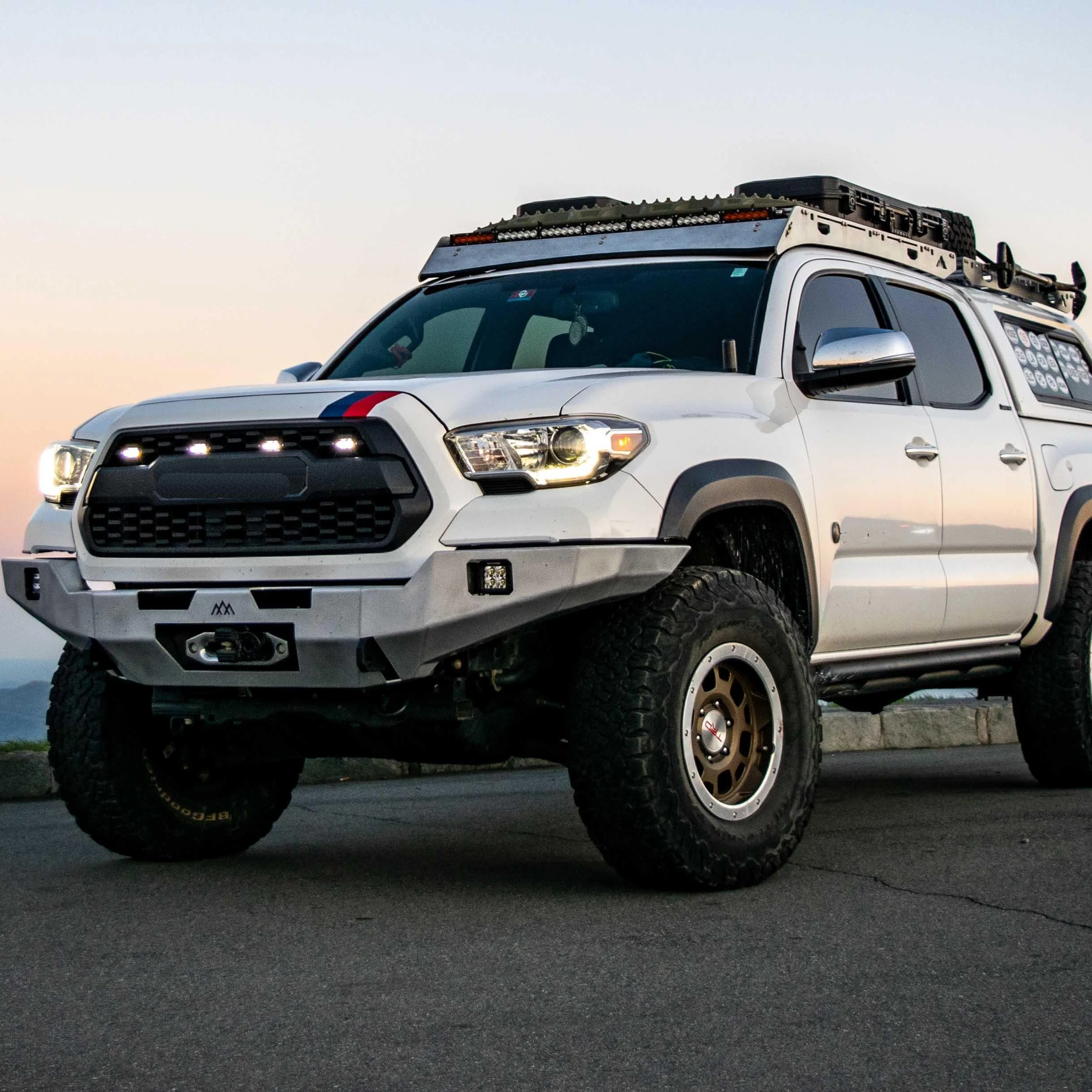 Backwoods Adventure Mods Hi-Lite Overland Front Bumper with No Bull Bar for Tacoma (2016-2023) - Image 9