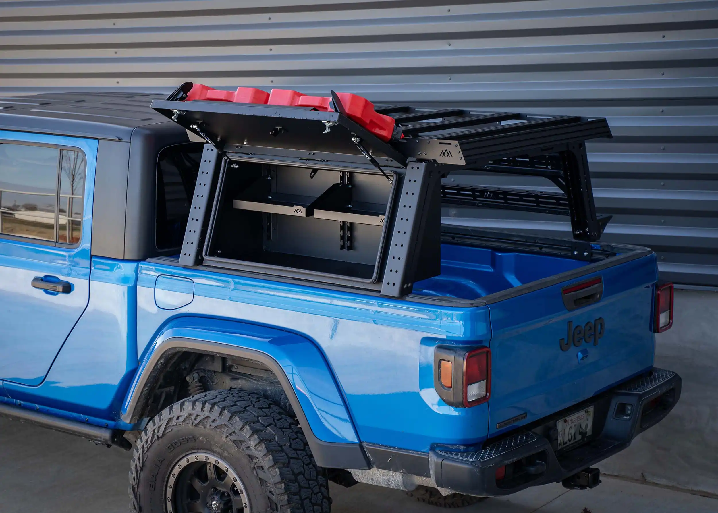 Backwoods Adventure Mods Overland Bed Rack Storage Box for Jeep Gladiator (2020-2026) - Image 5