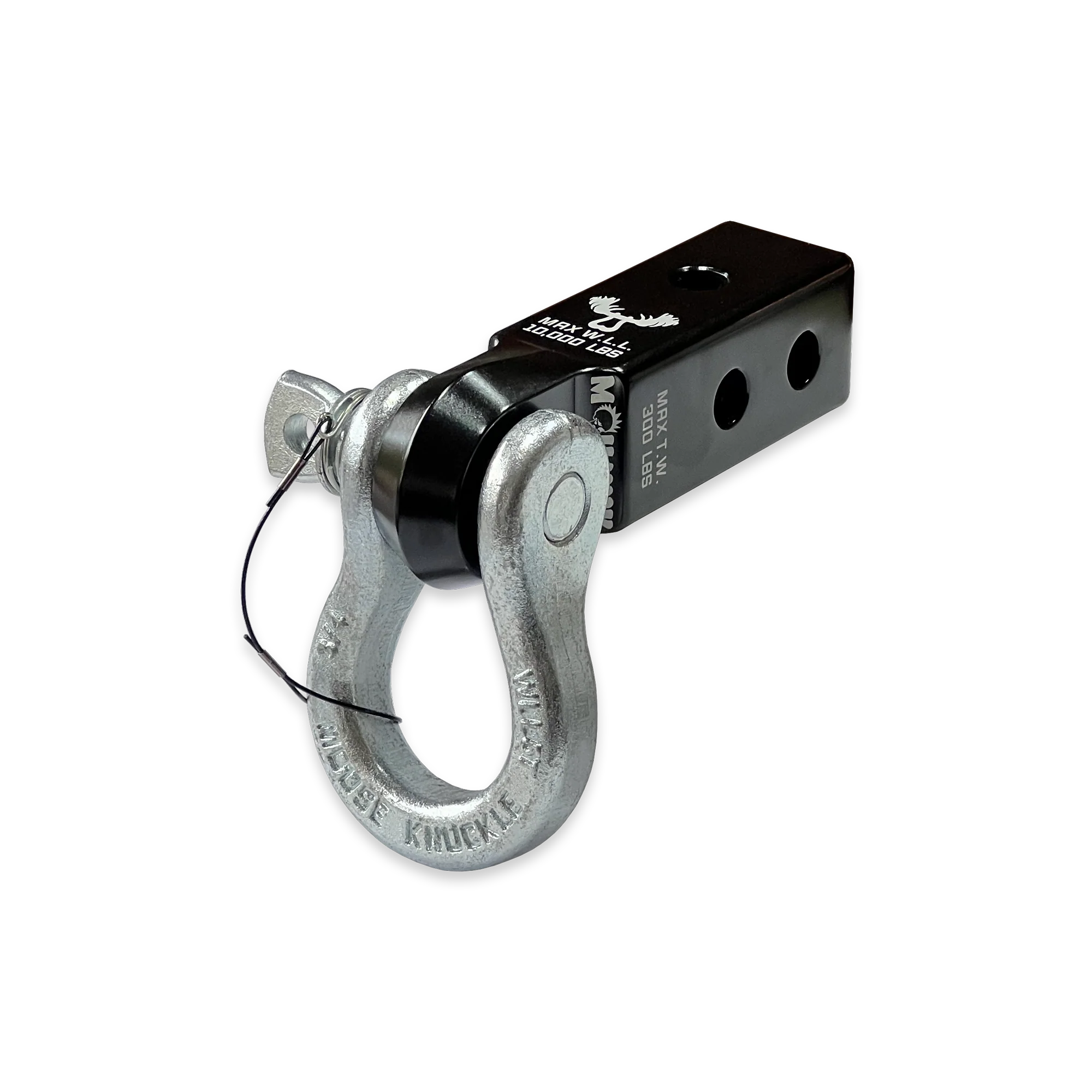 Black B'oh 3/4 Spin Pin Shackle and Black Mohawk 2.0 Receiver Combo - Image 13