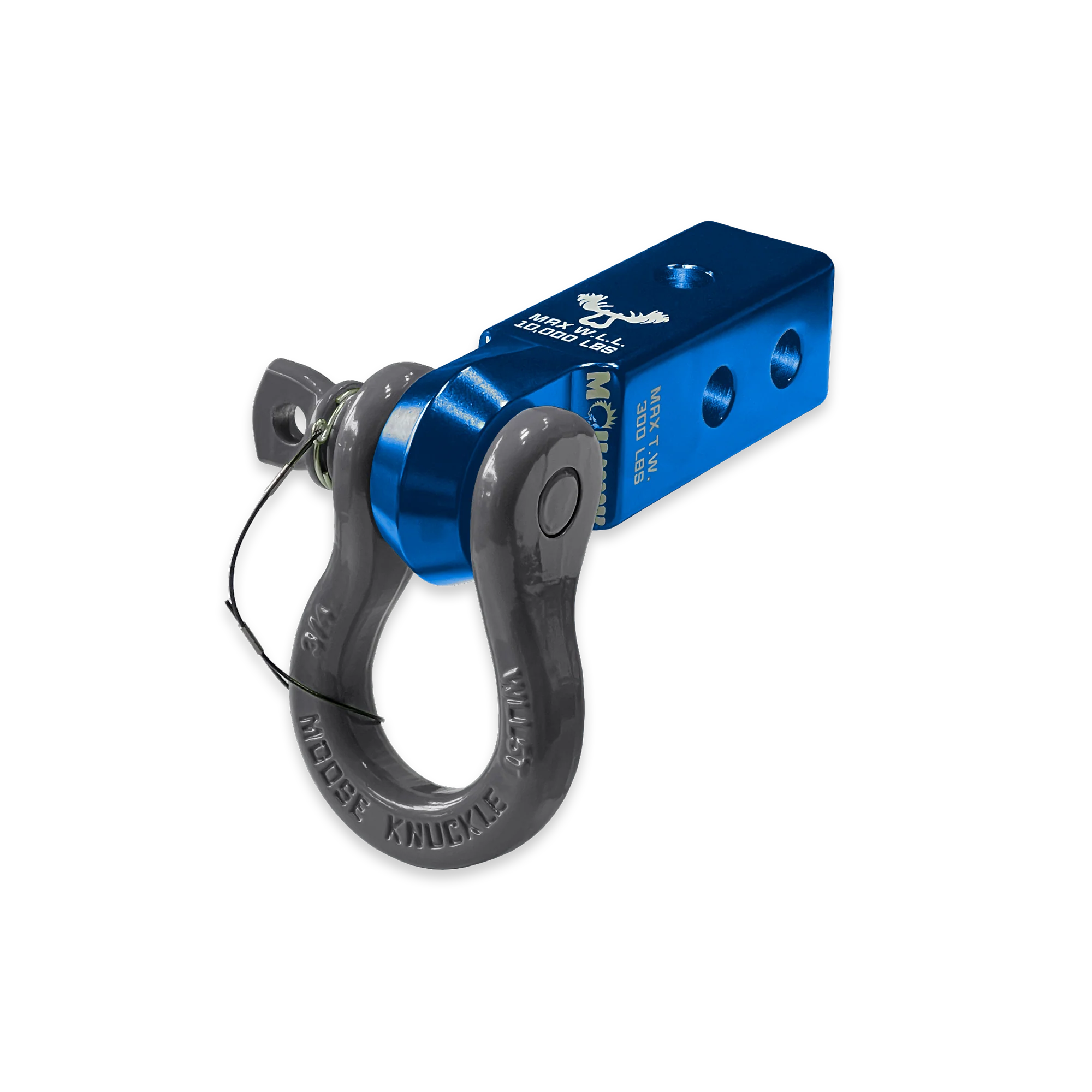 Blue B'oh 3/4 Spin Pin Shackle and Mohawk 2.0 Receiver Combo - Image 11