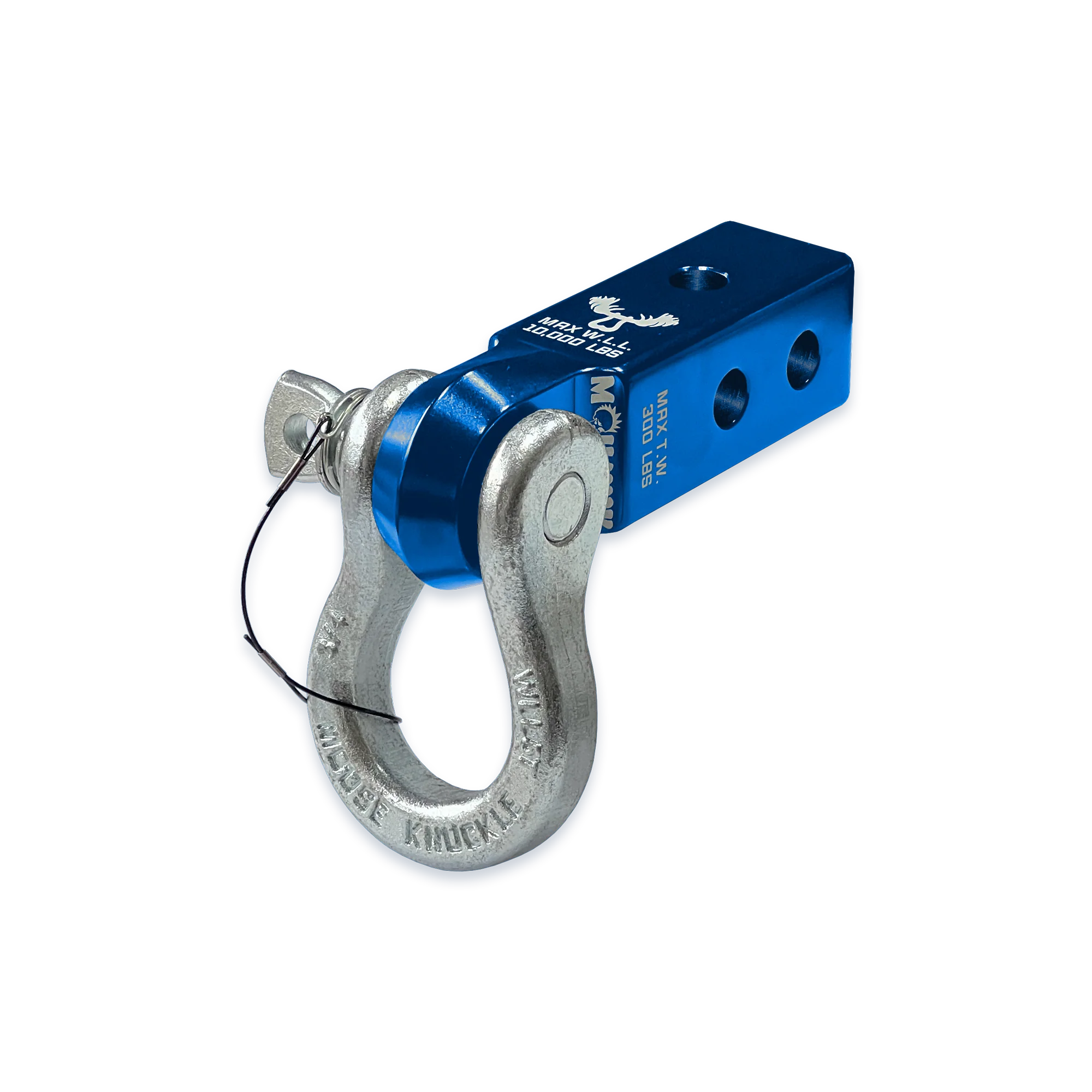 Blue B'oh 3/4 Spin Pin Shackle and Mohawk 2.0 Receiver Combo - Image 13