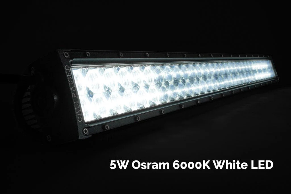 Cali Raised 32" Dual Row 5D Optic OSRAM LED Light Bar - Image 5