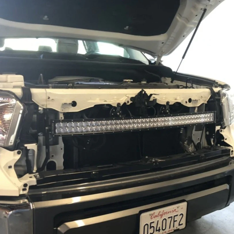 Cali Raised 42" Curved LED Light Bar Grille Brackets for Tundra (2014-2021) - Image 5