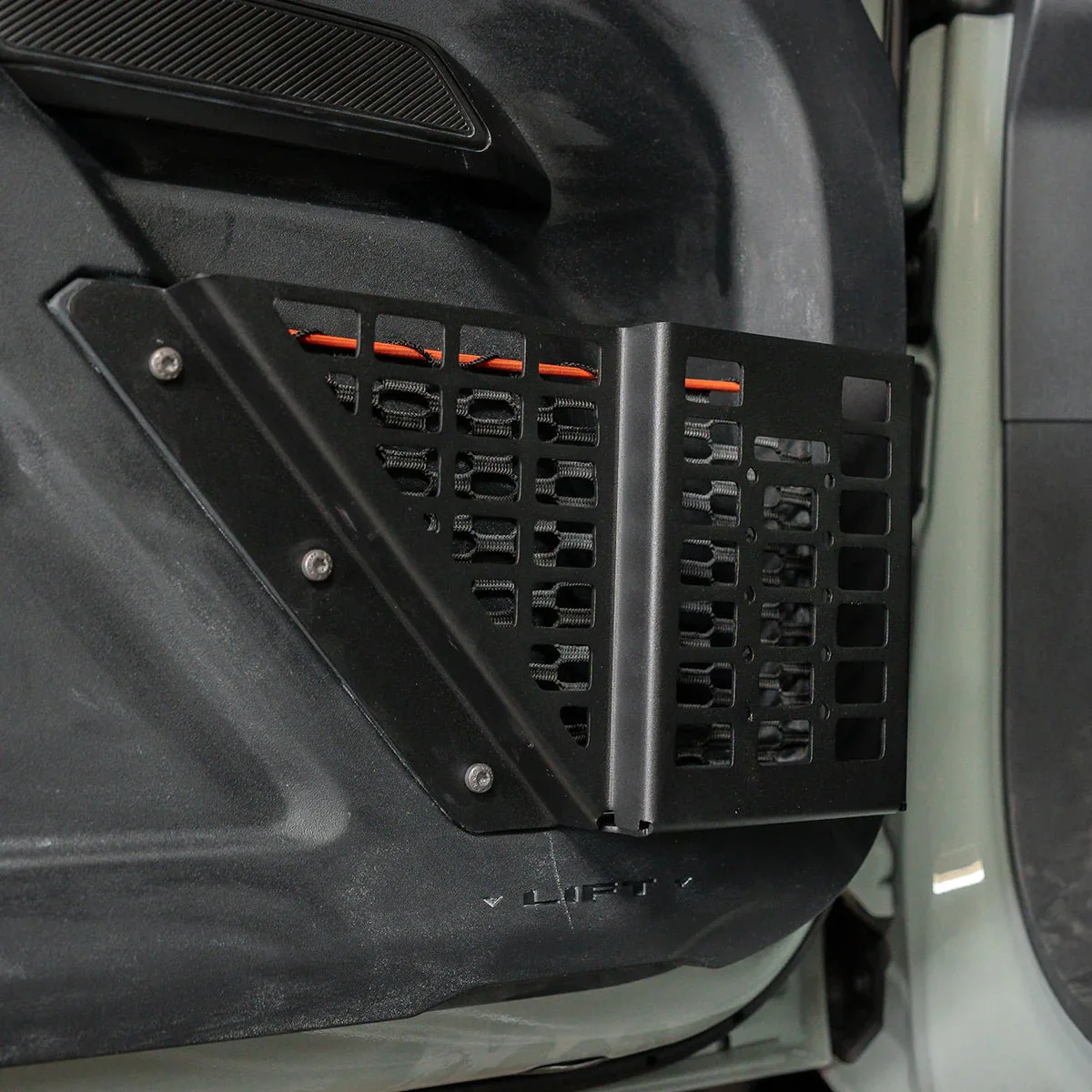 Cali Raised Front Door Molle Basket for Ford Bronco Raptor (2021-2024)