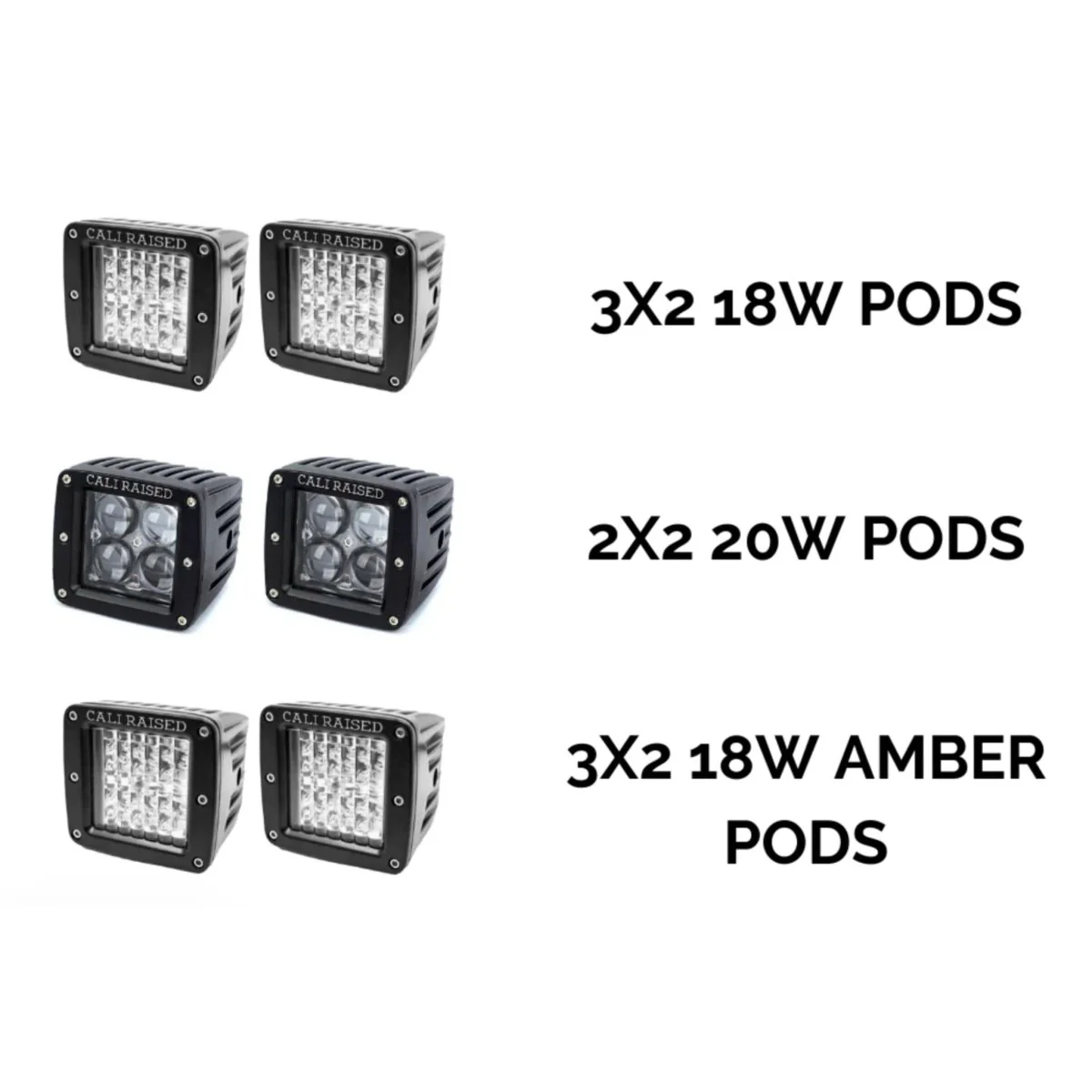 Cali Raised LED Fog Light Pod Replacement Kit for Tacoma (2012-2015) - Image 5
