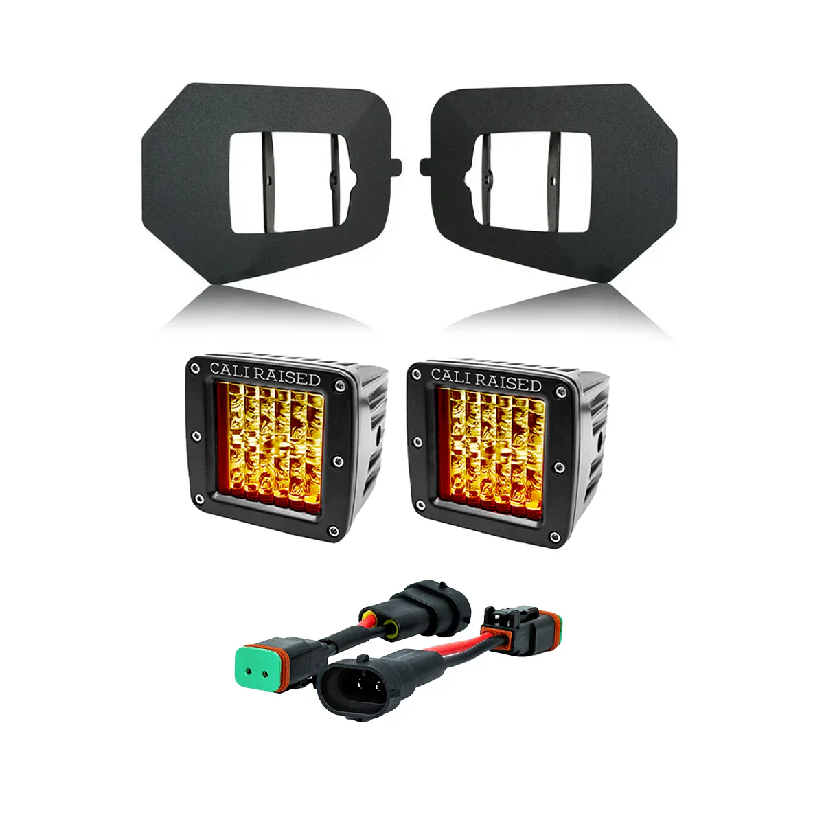 Cali Raised LED Fog Light Pod Replacements Brackets Kit for Toyota Tacoma (2016-2023) - Image 3