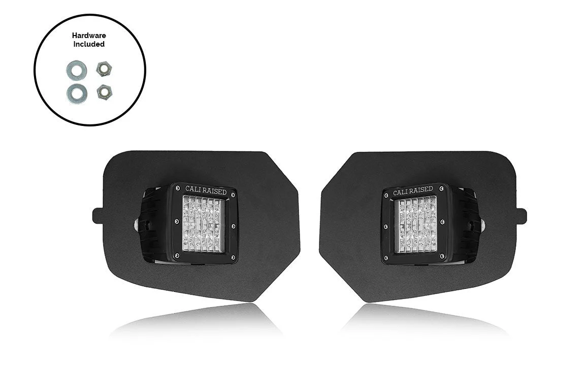 Cali Raised LED Fog Light Pod Replacements Brackets Kit for Toyota Tacoma (2016-2023) - Image 5