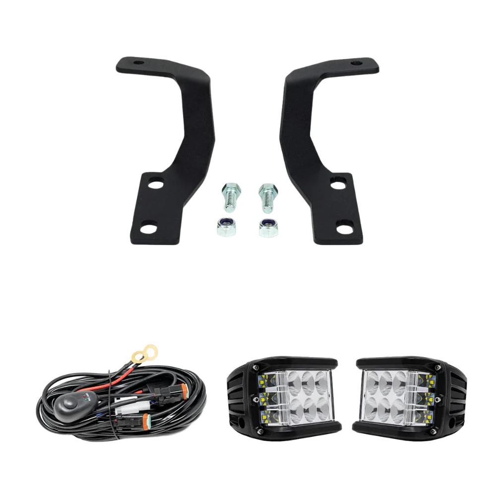 Cali Raised Low Profile LED Ditch Light Brackets Kit for 4Runner (2010-2024) - Image 18