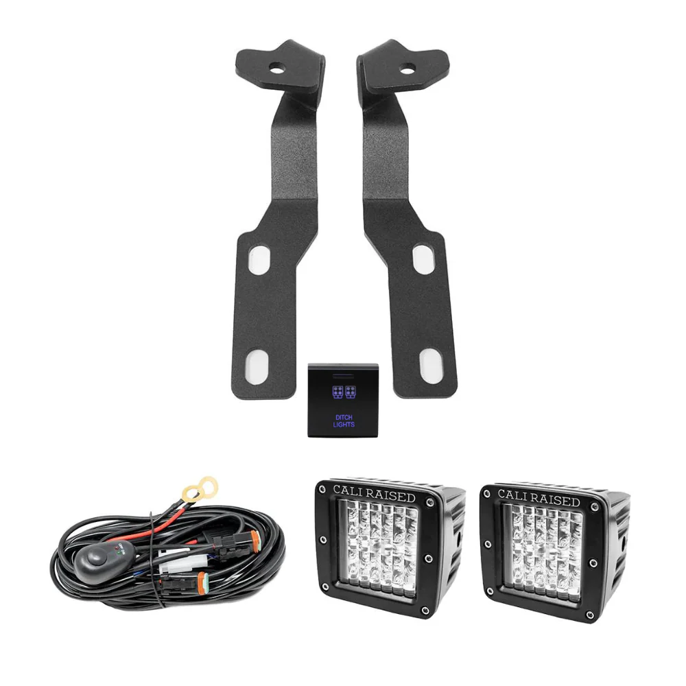 Cali Raised Low Profile LED Ditch Light Brackets Kit for RAV4 (2019-2024) - Image 10