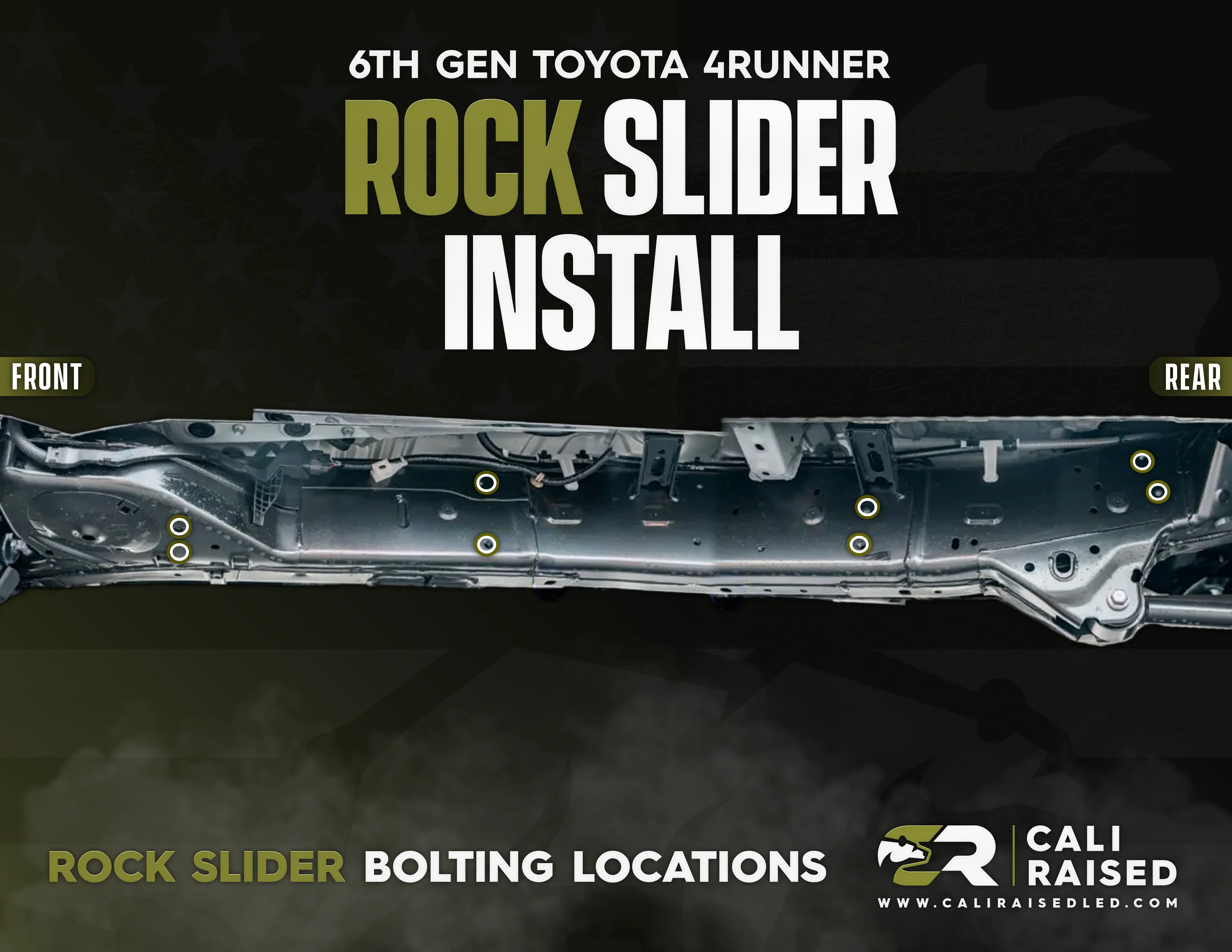 Cali Raised Trail Edition Rock Sliders for Toyota Land Cruiser 250 (2024-2026) - Image 3