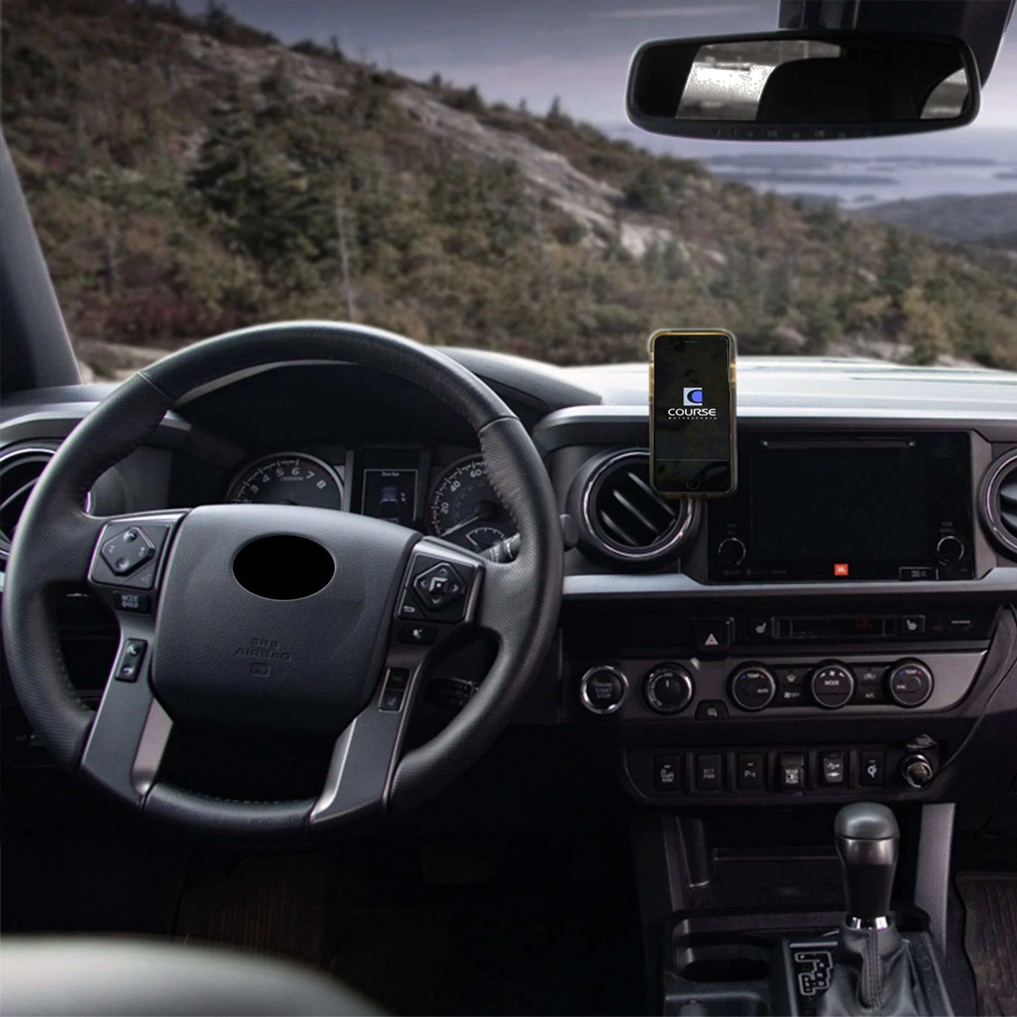 Course Motorsports Direct Fit Phone Mount for Tacoma (2016-2023) - Image 3