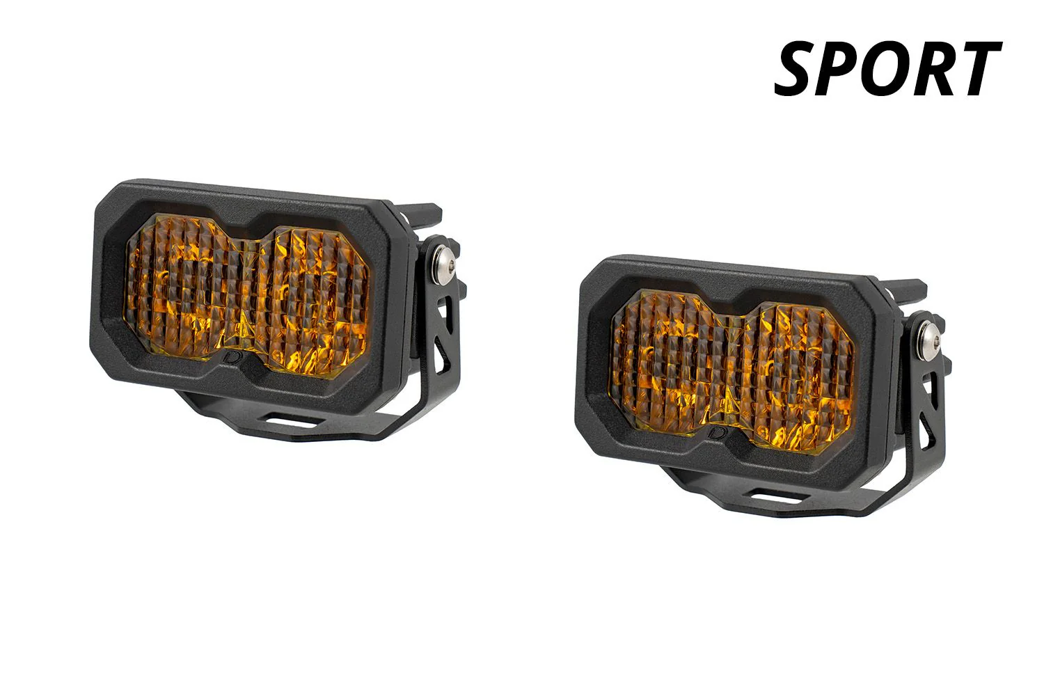 Diode Dynamics C2 2.0 Yellow Sport LED Pod (Pair)